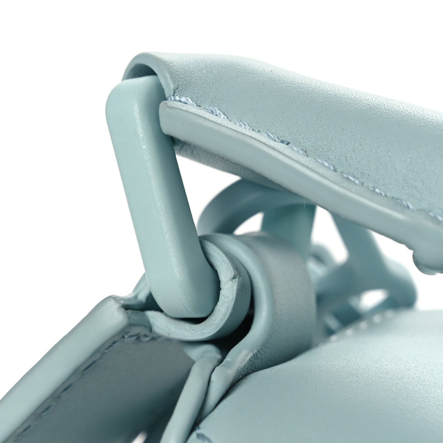 Calfskin Small Puzzle Bag Aquamarine