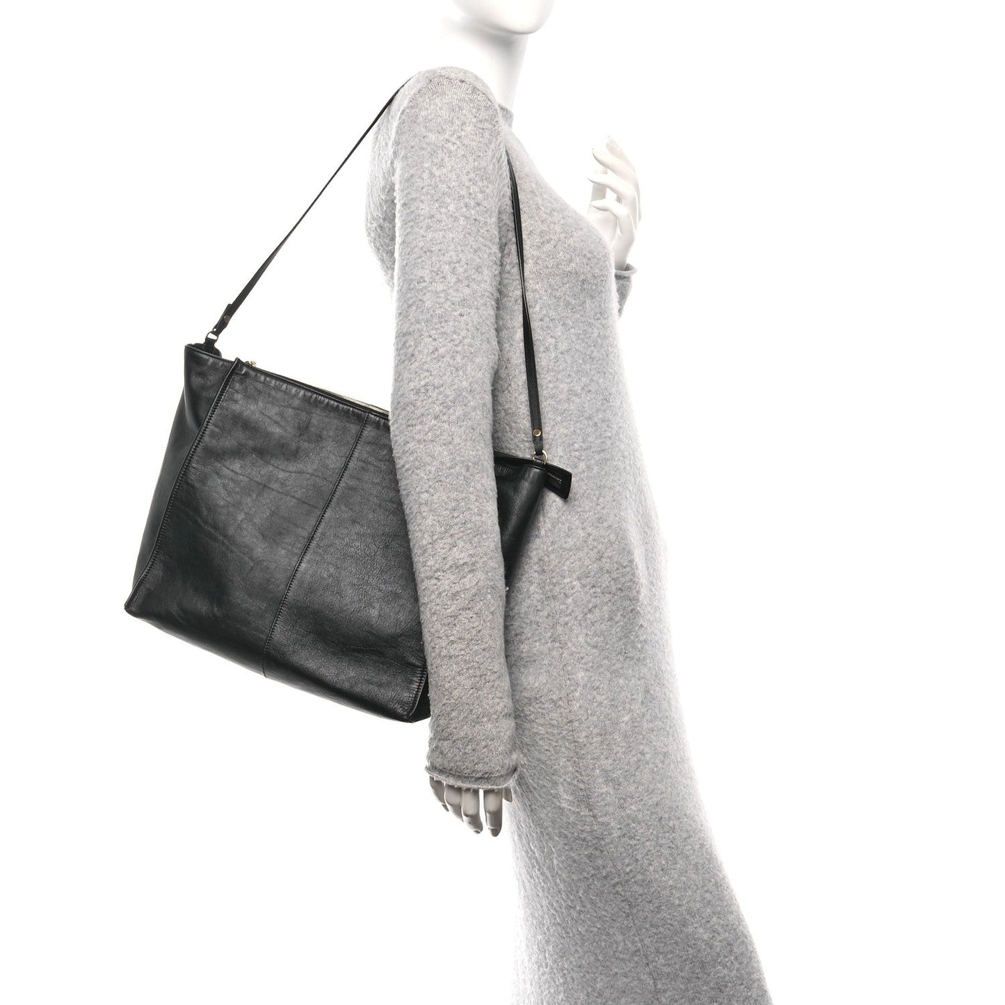 Nappa Aspen Clutch Bag Black