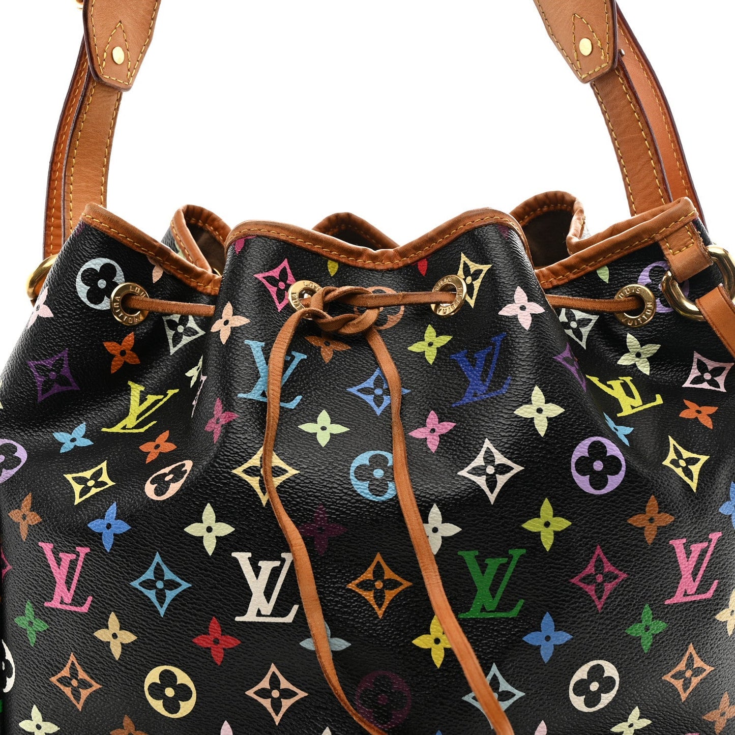 Monogram Multicolor Petit Noe Black