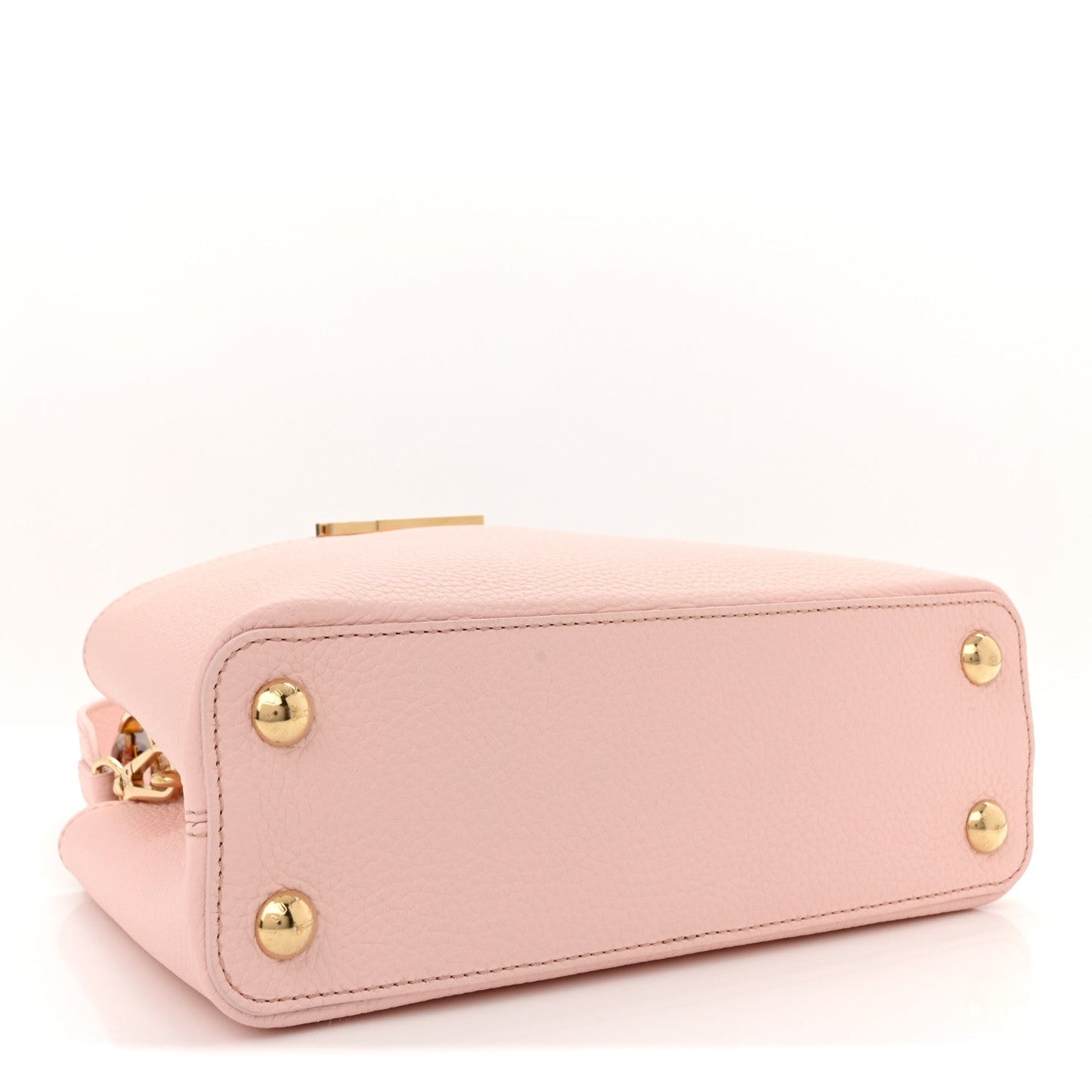 Taurillon Resin Murano Capucines BB Rose Jasmin