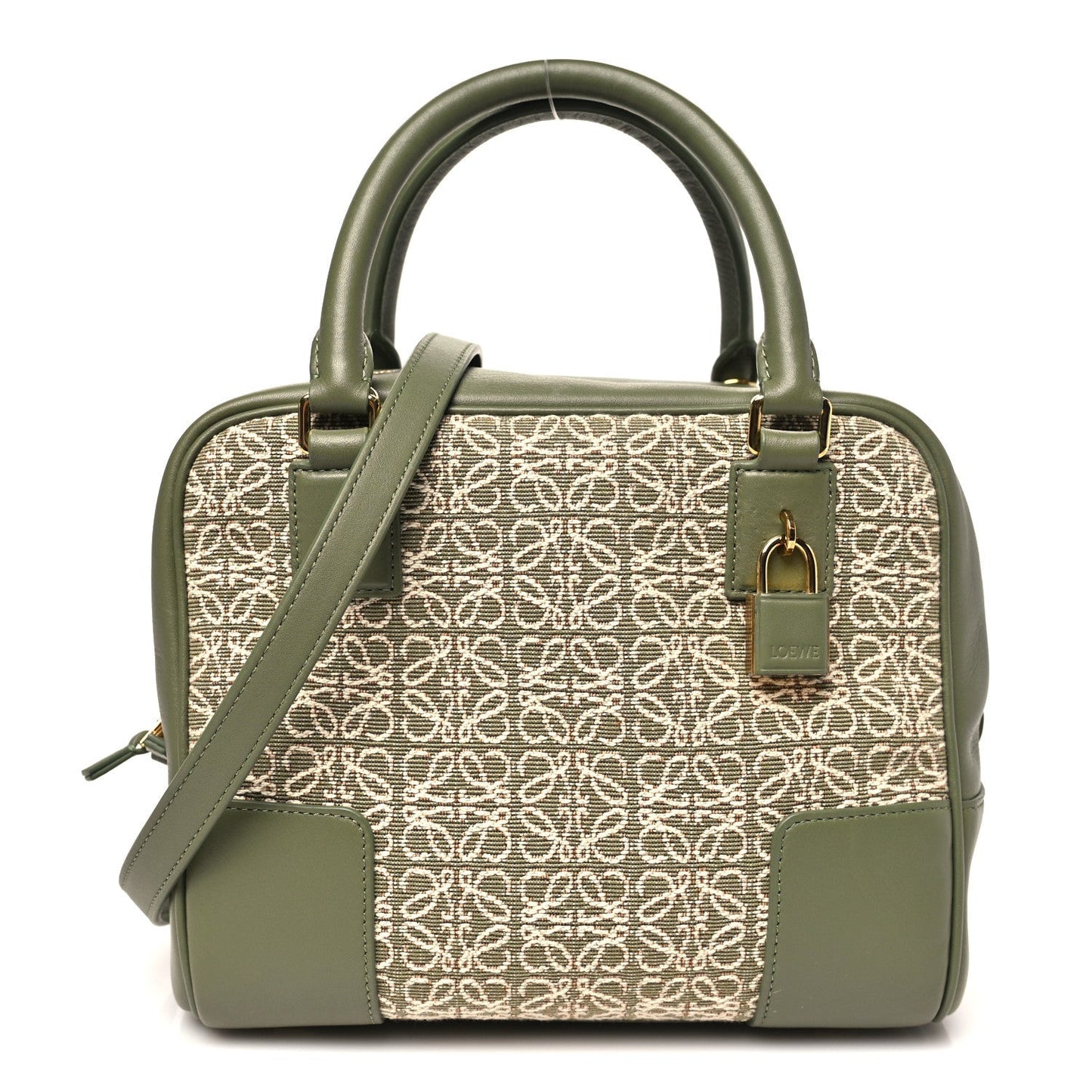 Jacquard Anagram Calfskin Amazona 19 Avocado Green