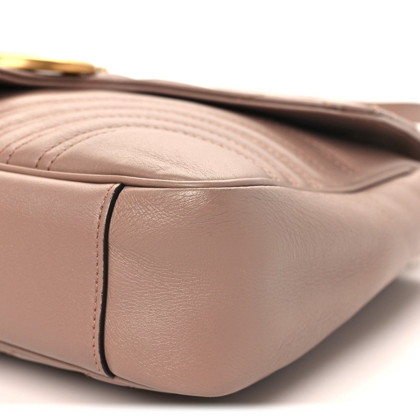 Calfskin Matelasse Medium GG Marmont Shoulder Bag Porcelain Rose