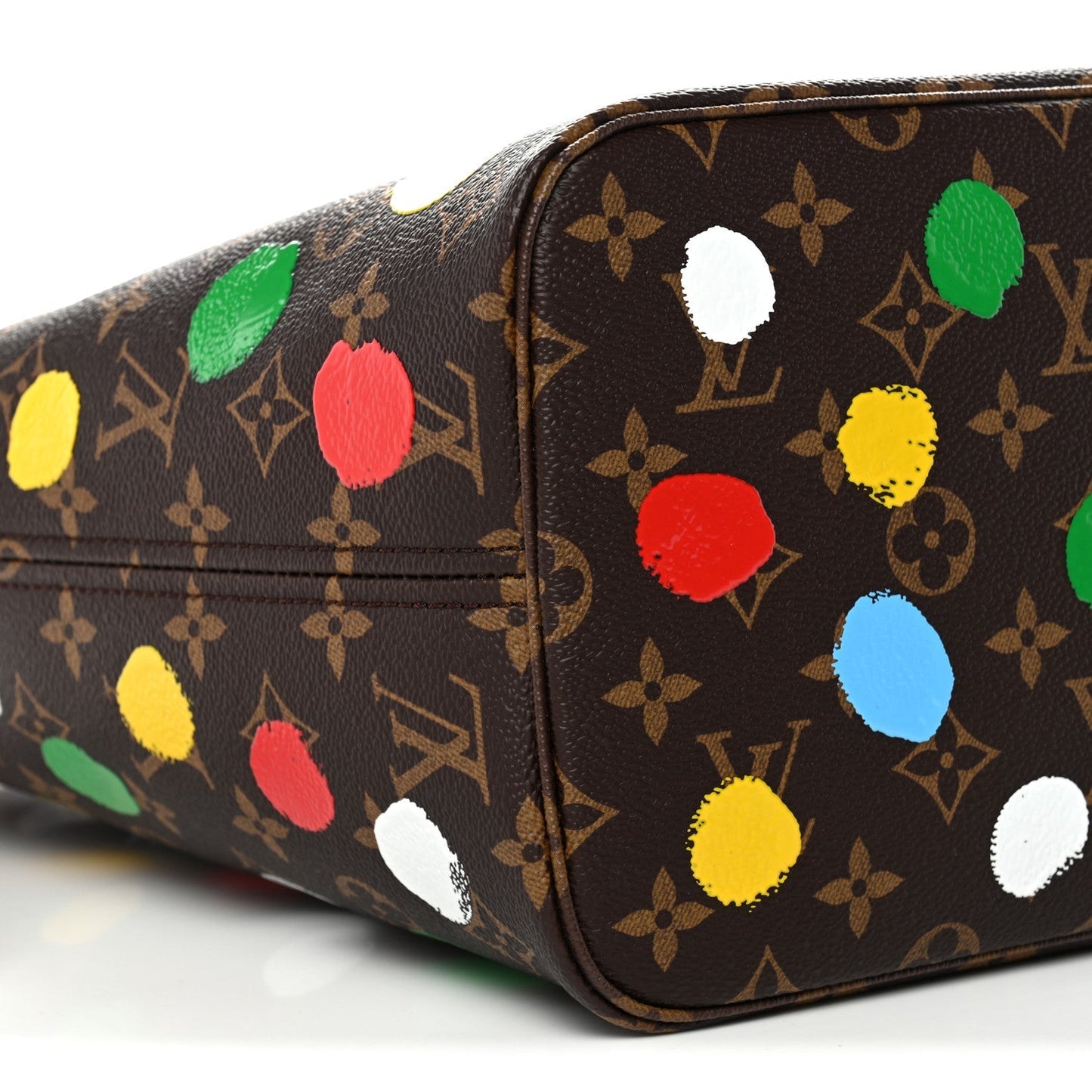 LV X YK Monogram Dots Neverfull MM