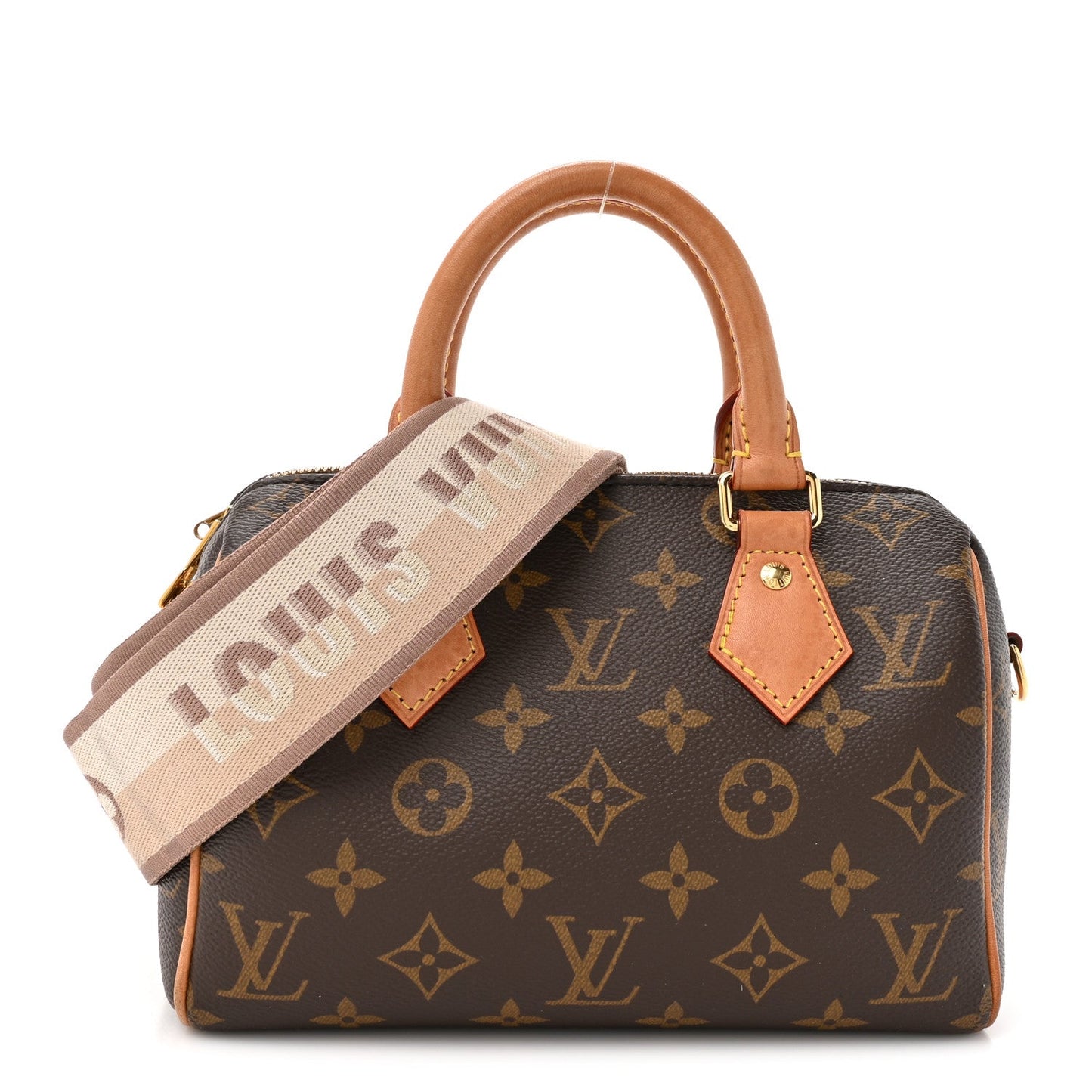 Monogram Speedy Bandouliere 20 Beige