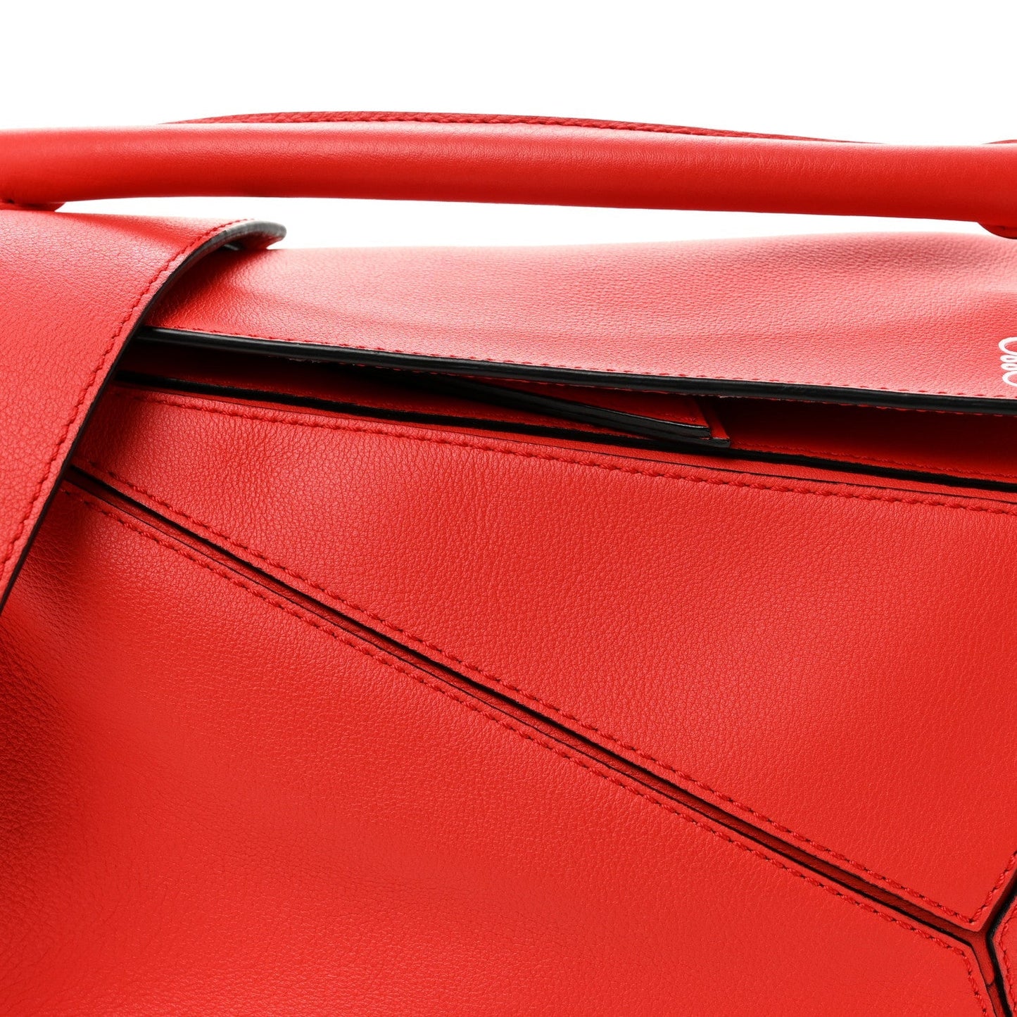 Calfskin Small Puzzle Bag Scarlet