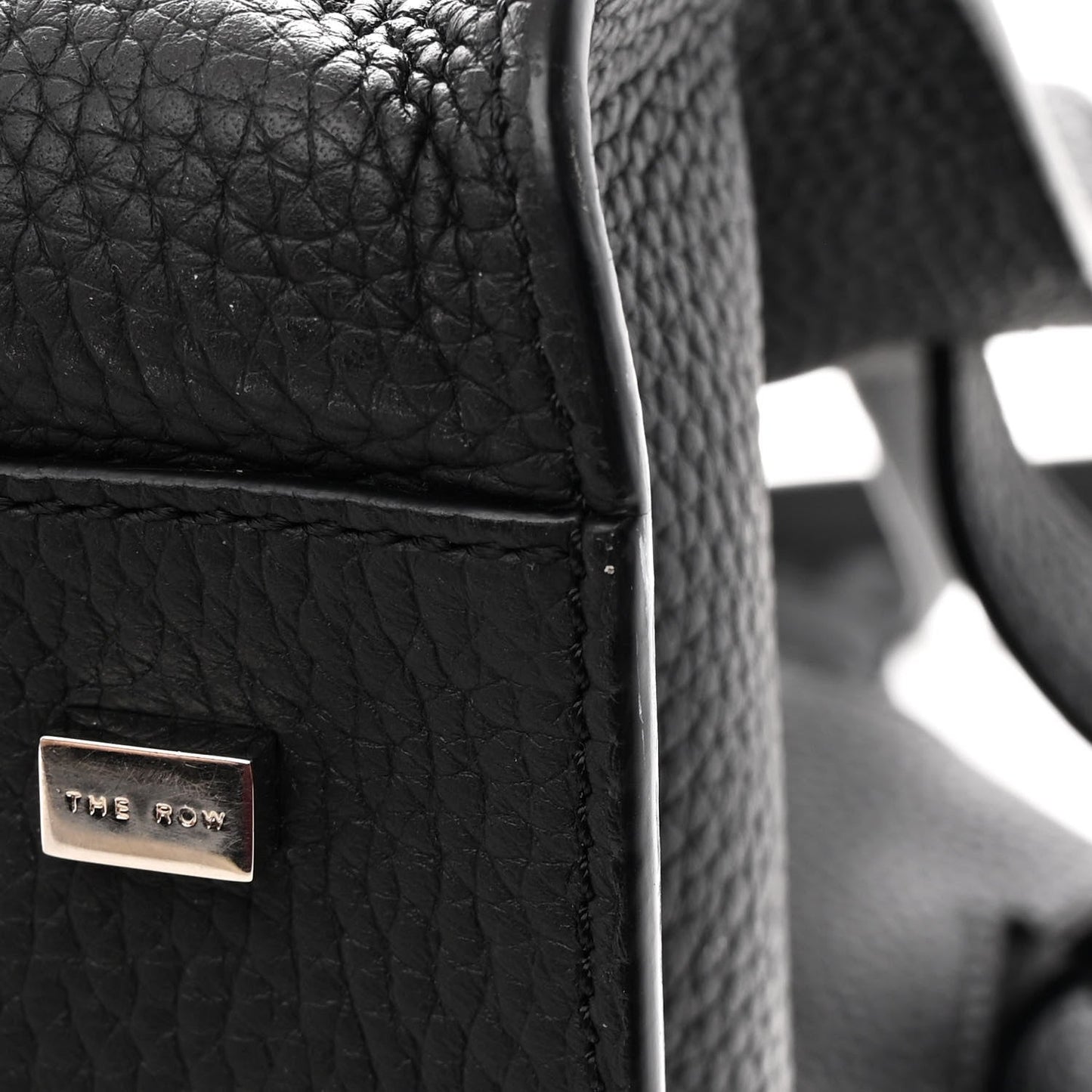 Matte Grained Calfskin Soft Margaux 12 Black