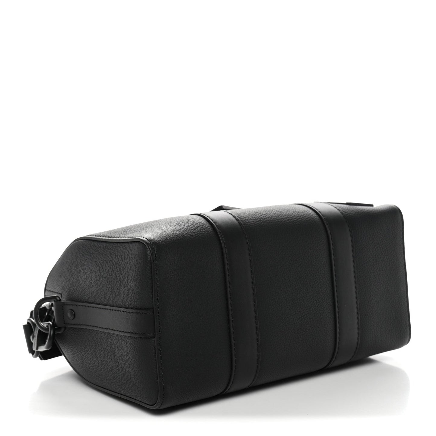 Grained Calfskin Aerogram City Keepall Black
