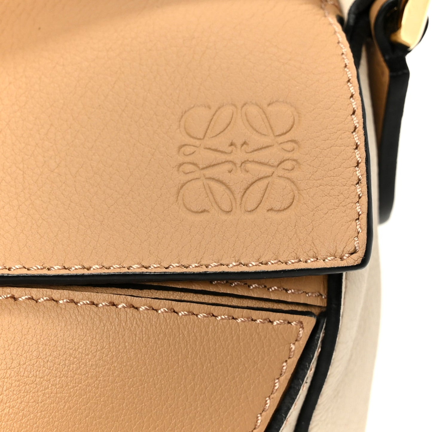 Calfskin Small Puzzle Bag Dune Warm Desert