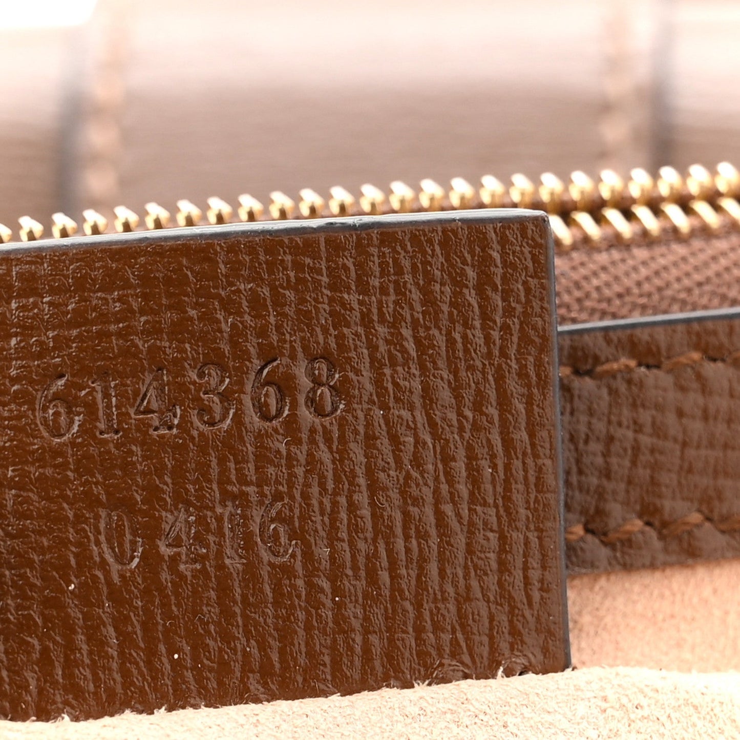 GG Supreme Monogram Mini Clasp Bag Beige Brown