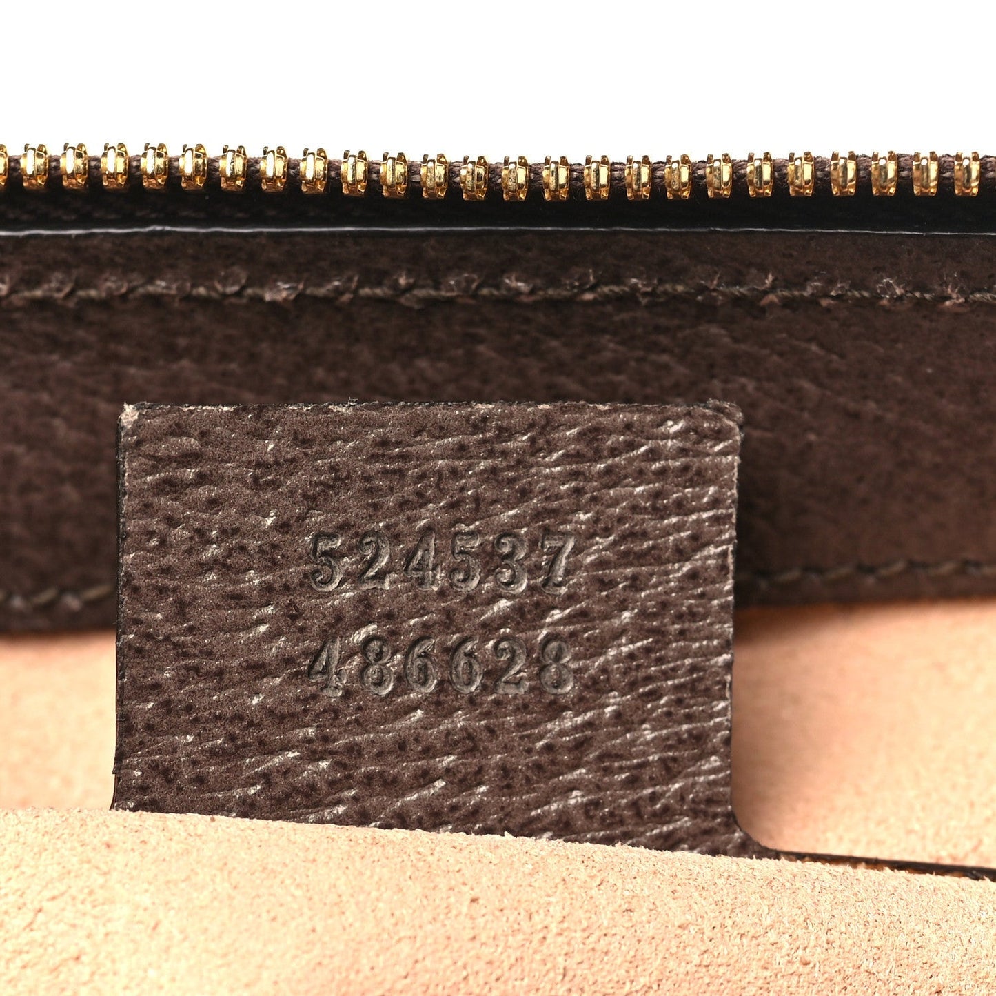 GG Supreme Monogram Web Medium Ophidia Tote Bag Brown