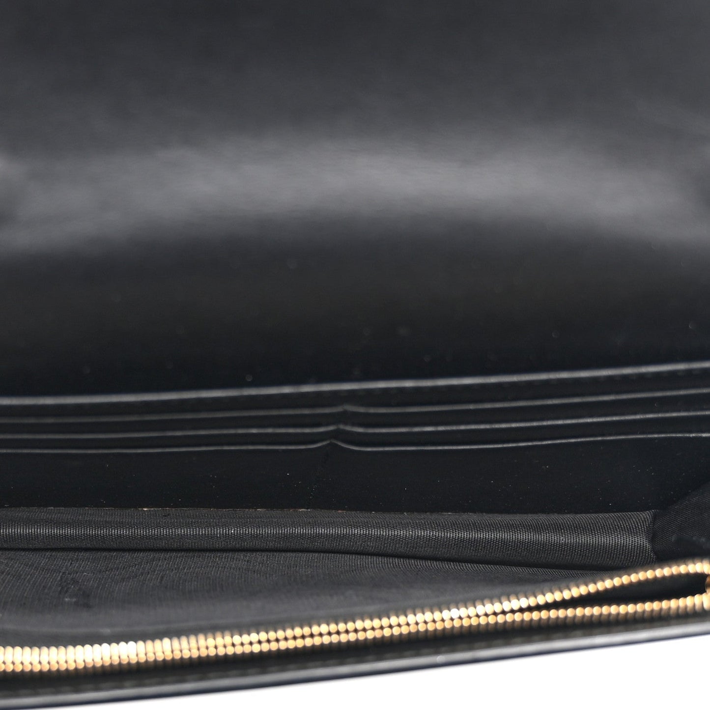 Guccissima Signature Bowy Chain Wallet Black
