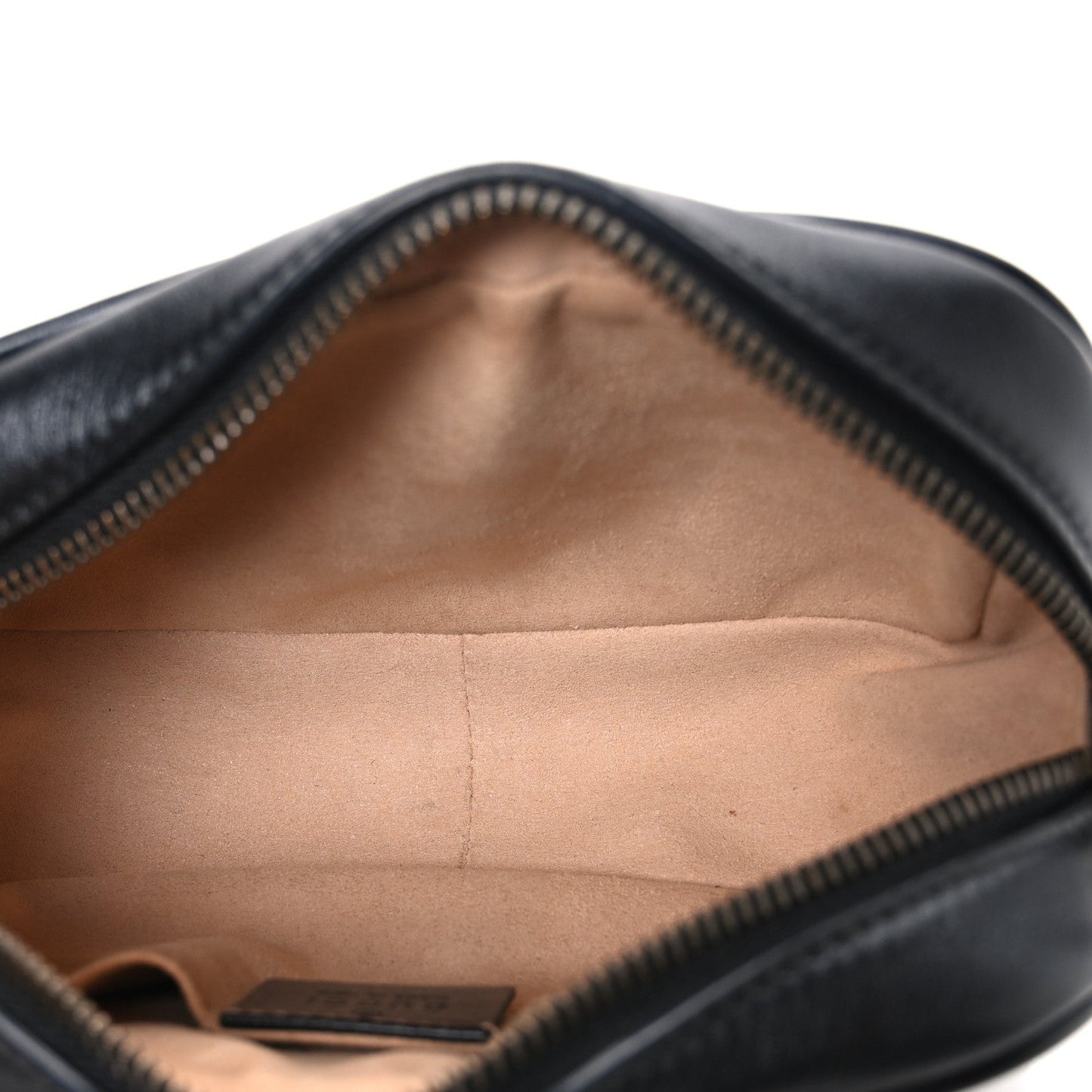 Calfskin Matelasse Mini GG Marmont Chain Shoulder Bag Black