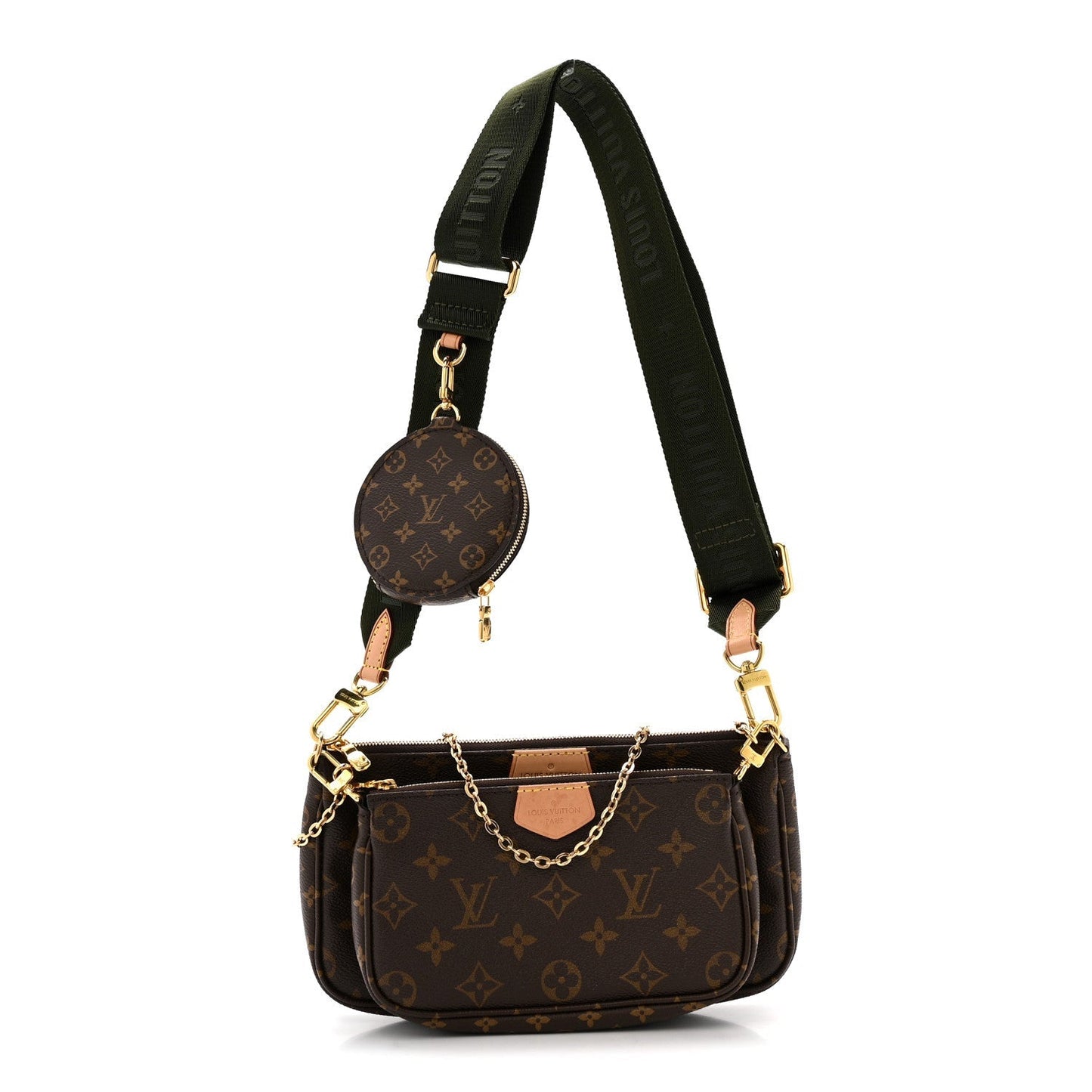 Monogram Multi Pochette Accessories Kaki