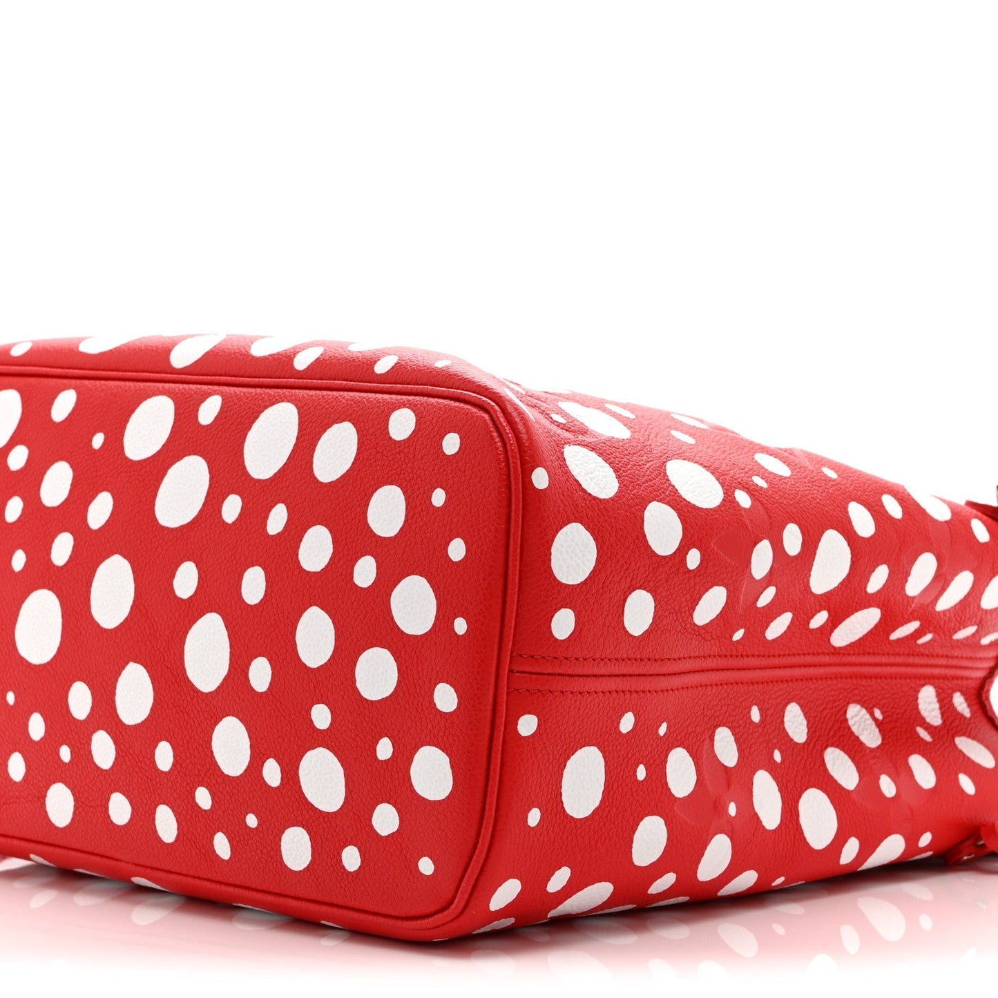 LV X YK Empreinte Infinity Dots Neverfull MM Rouge White