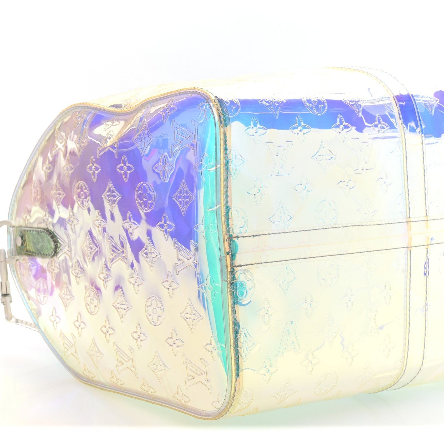 PVC Monogram Keepall Bandouliere 50 Iridescent Prism
