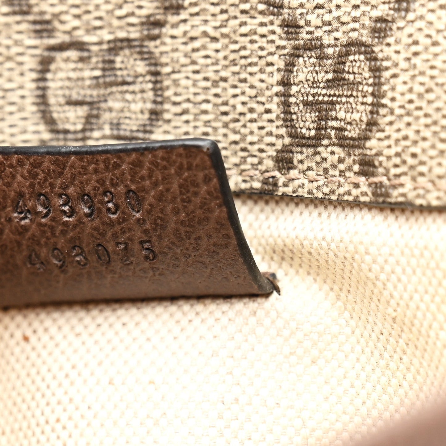 GG Supreme Monogram Neo Vintage Web Belt Bag Brown