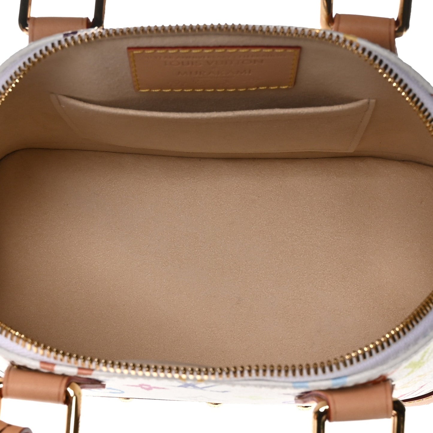 LV x TM Monogram Multicolor Alma BB White