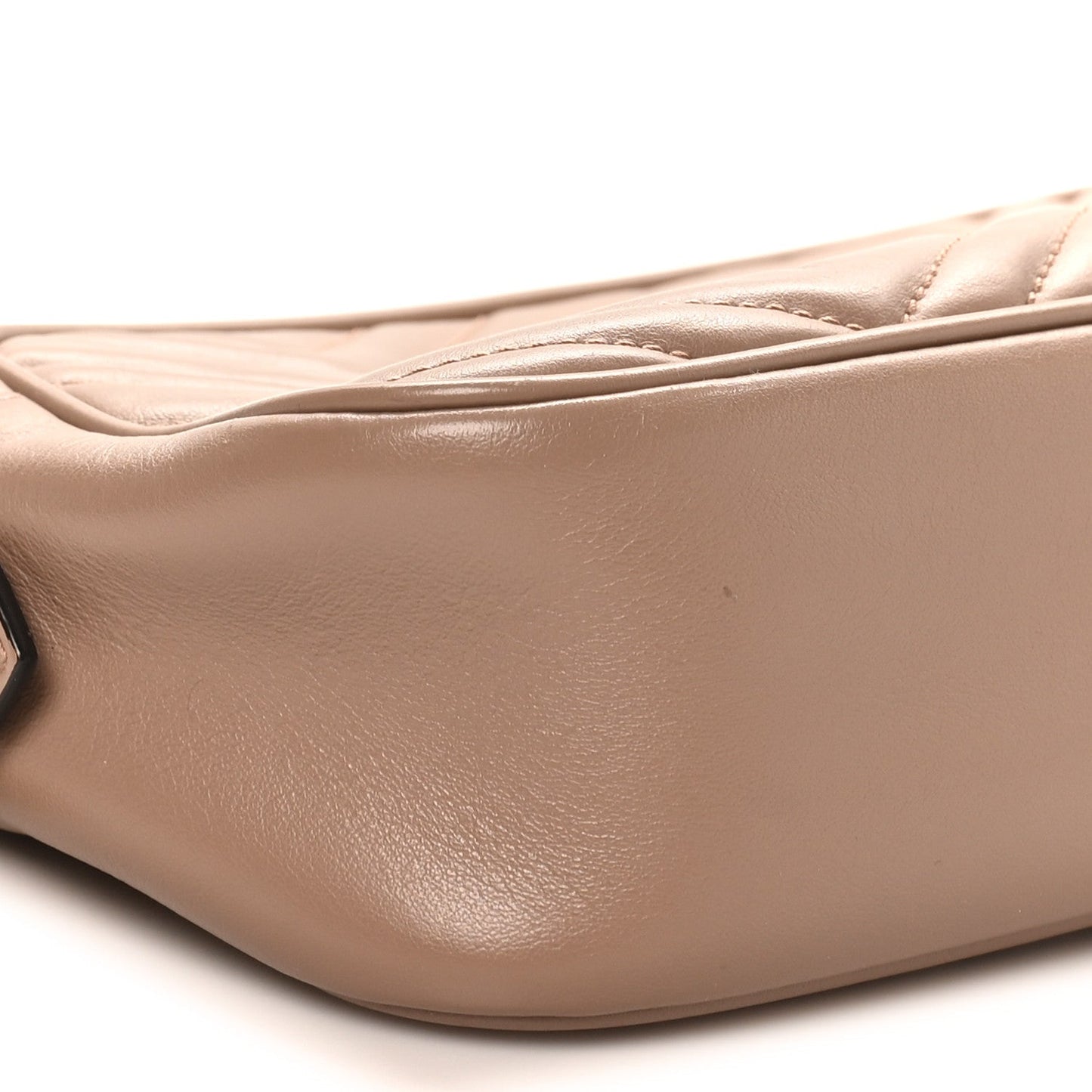 Calfskin Matelasse Small GG Marmont Chain Shoulder Bag Porcelain Rose