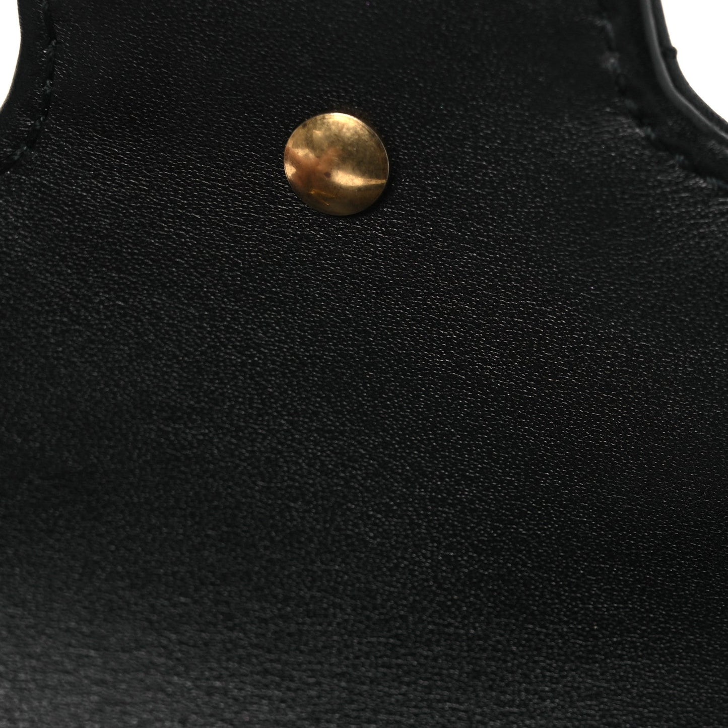 Calfskin Matelasse Super Mini GG Marmont Shoulder Bag Black