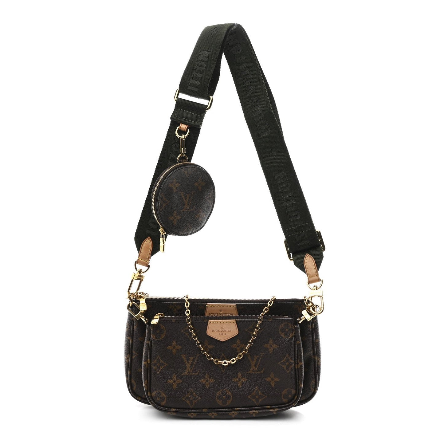 Monogram Multi Pochette Accessories Kaki