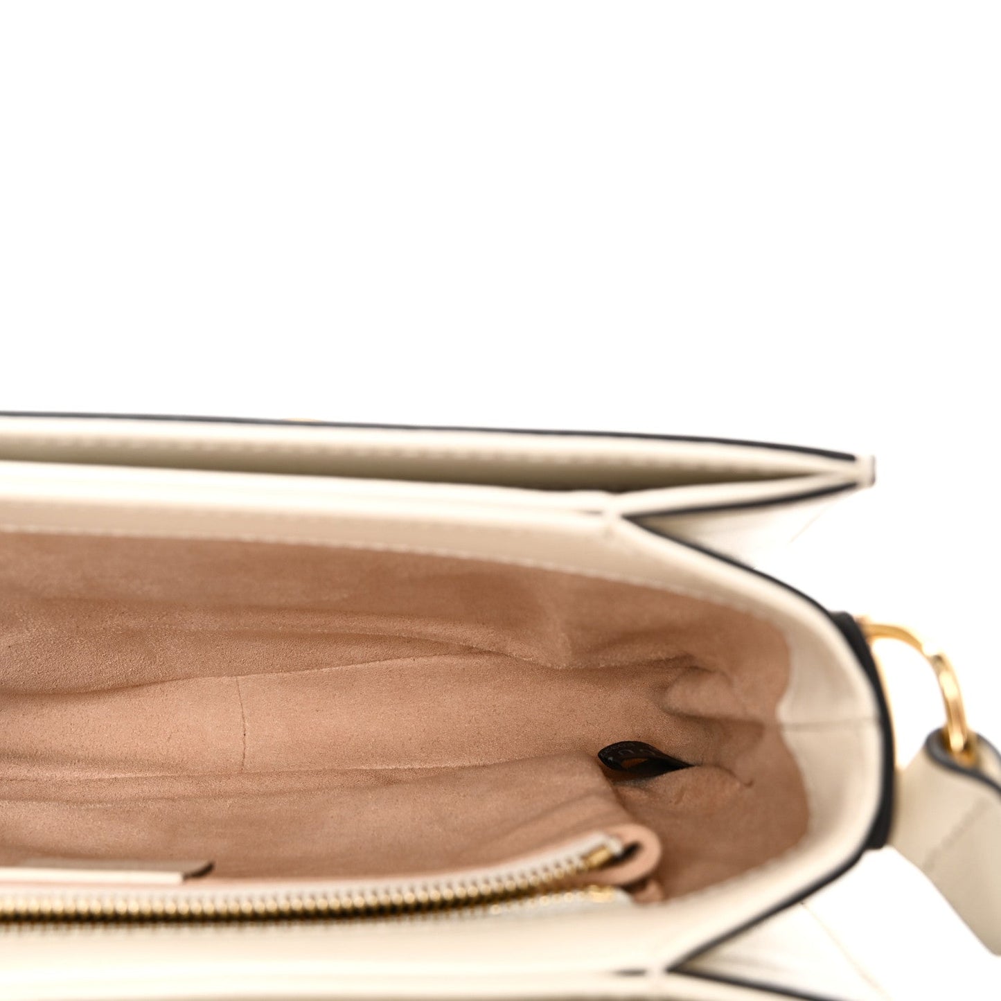 GG Supreme Monogram Horsebit 1955 Shoulder Bag Beige Mystic White