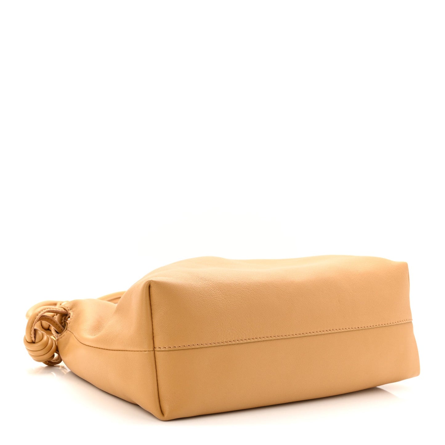 Mellow Nappa Donut Medium Chain Flamenco Knot Clutch Sahara