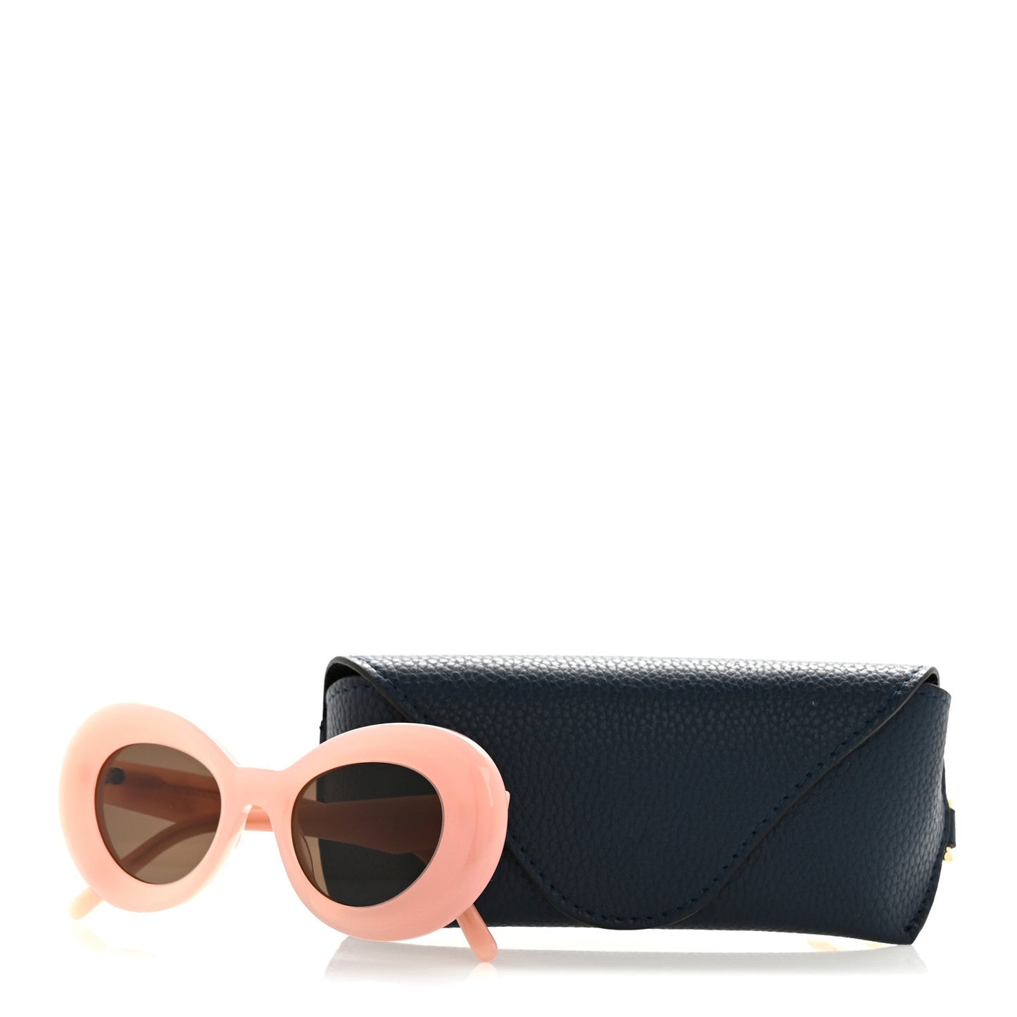 Acetate Curvy Round Sunglasses LW40112I Pink