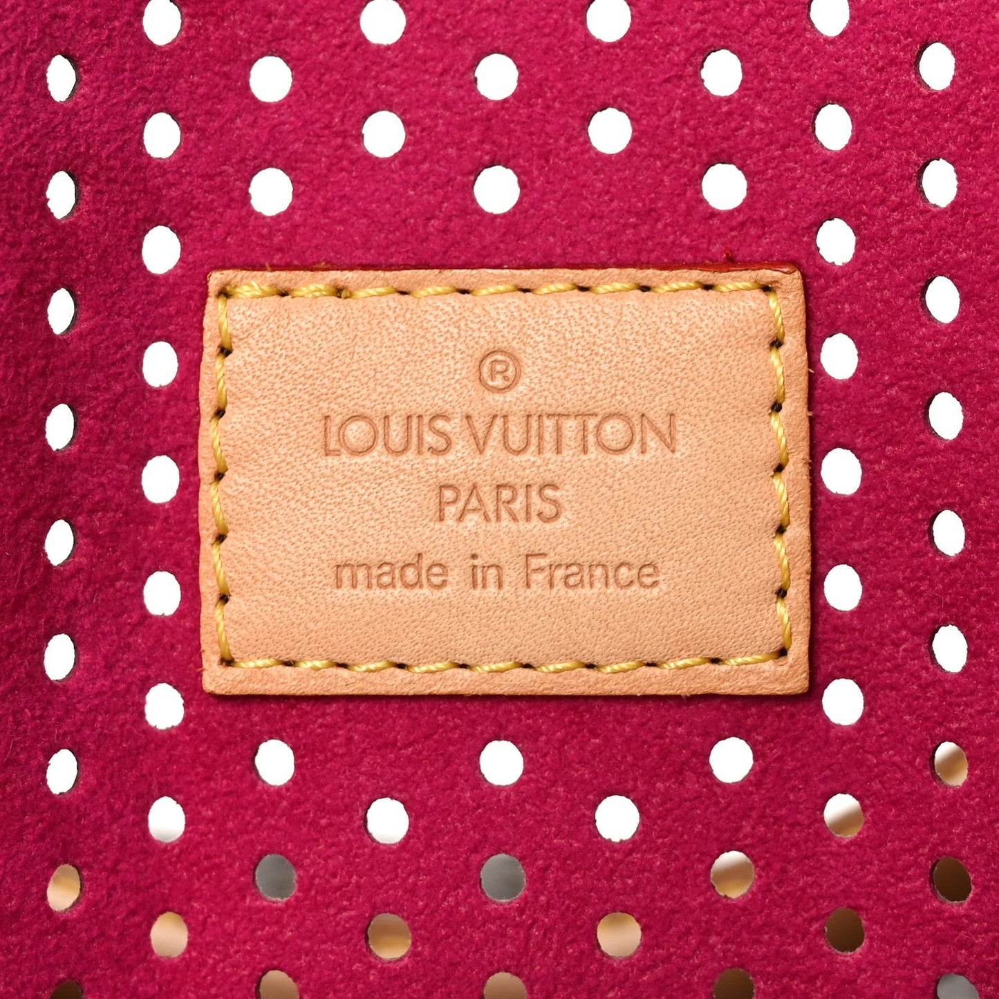 Monogram Perforated Speedy 30 Fuchsia