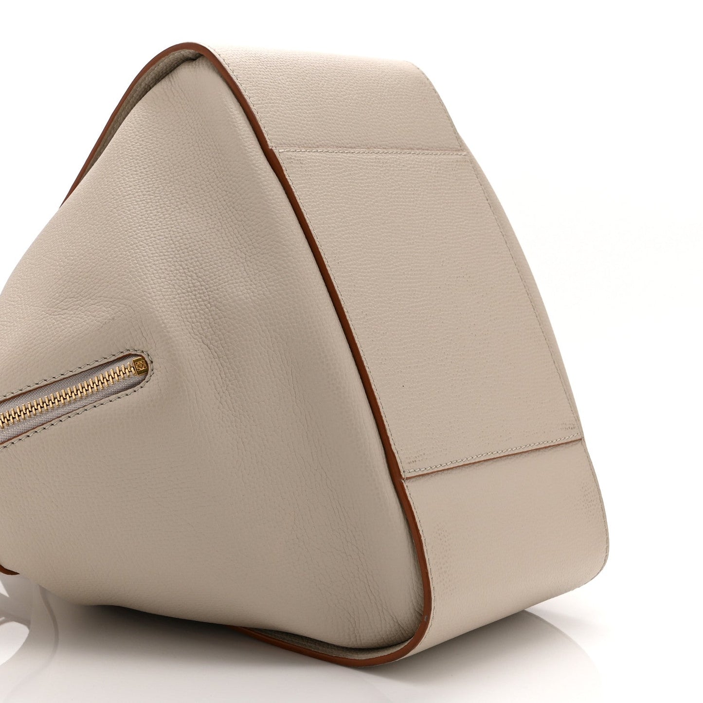 Grained Calfskin Small Hammock Shoulder Bag Light Ghost