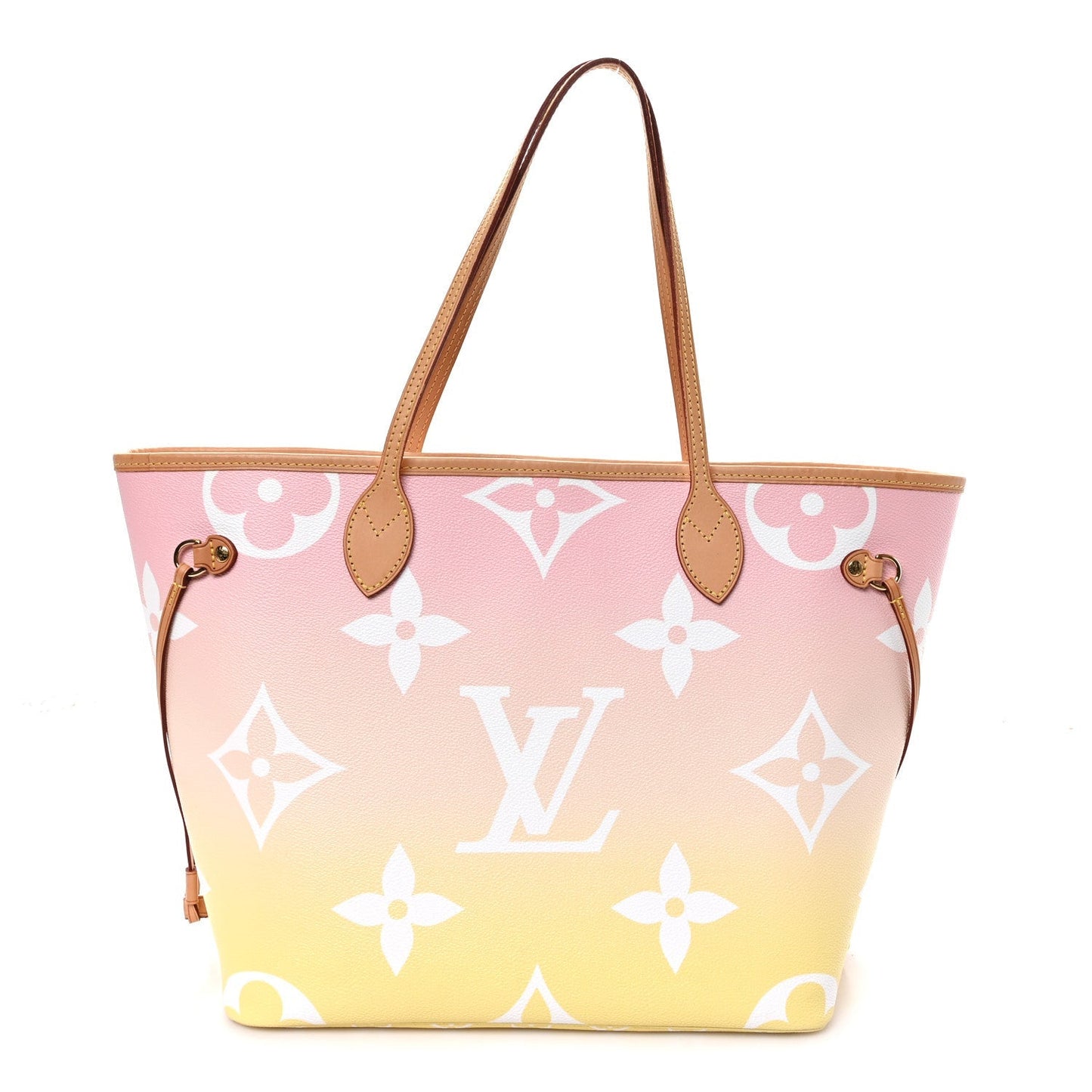 Monogram Giant By The Pool Neverfull MM Light Pink