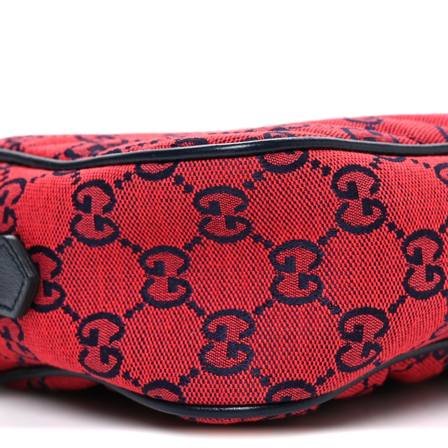 Monogram Multicolor Matelasse Diagonal Small GG Marmont Chain Shoulder Bag Red Blue