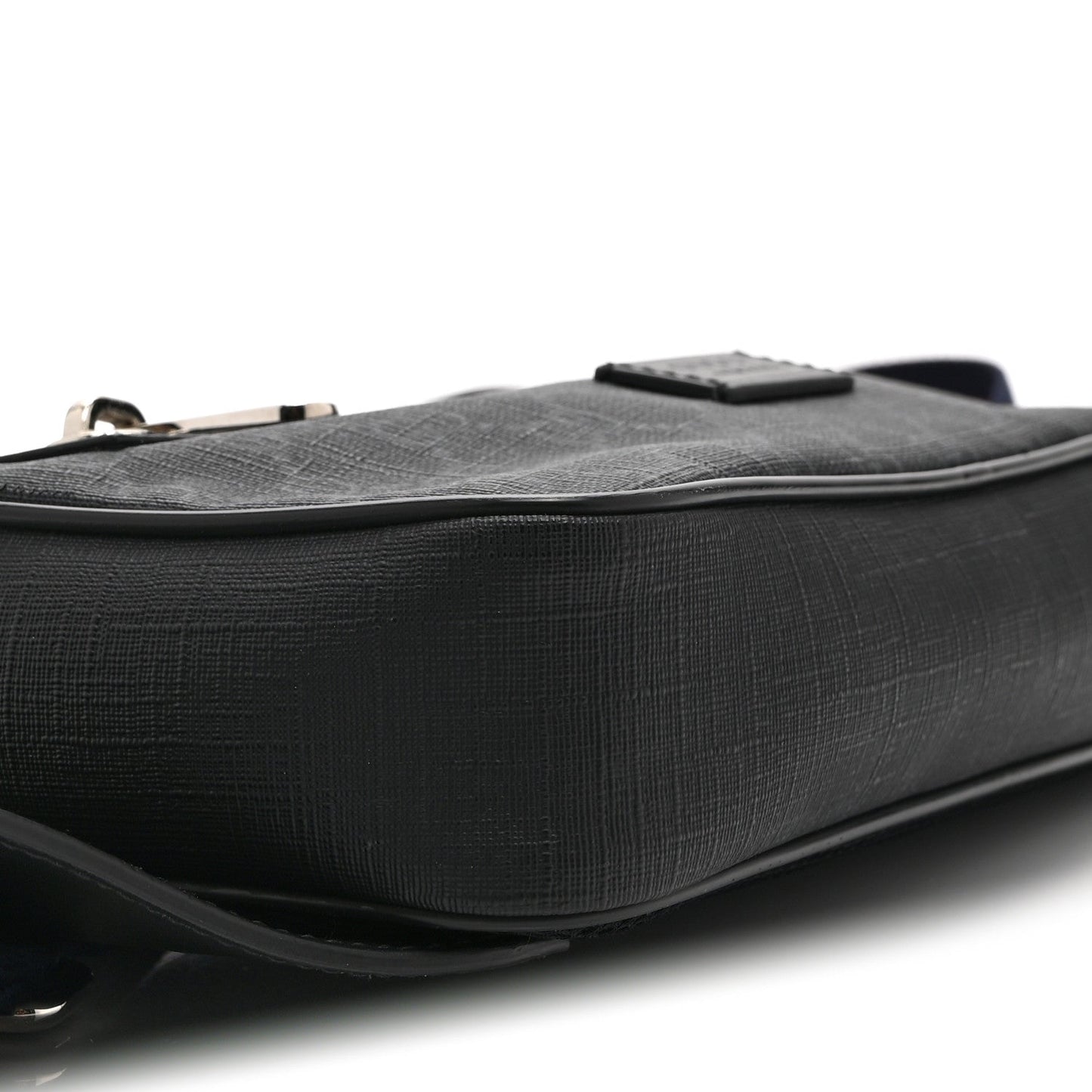 Soft GG Supreme Monogram Web Belt Bag Black Grey
