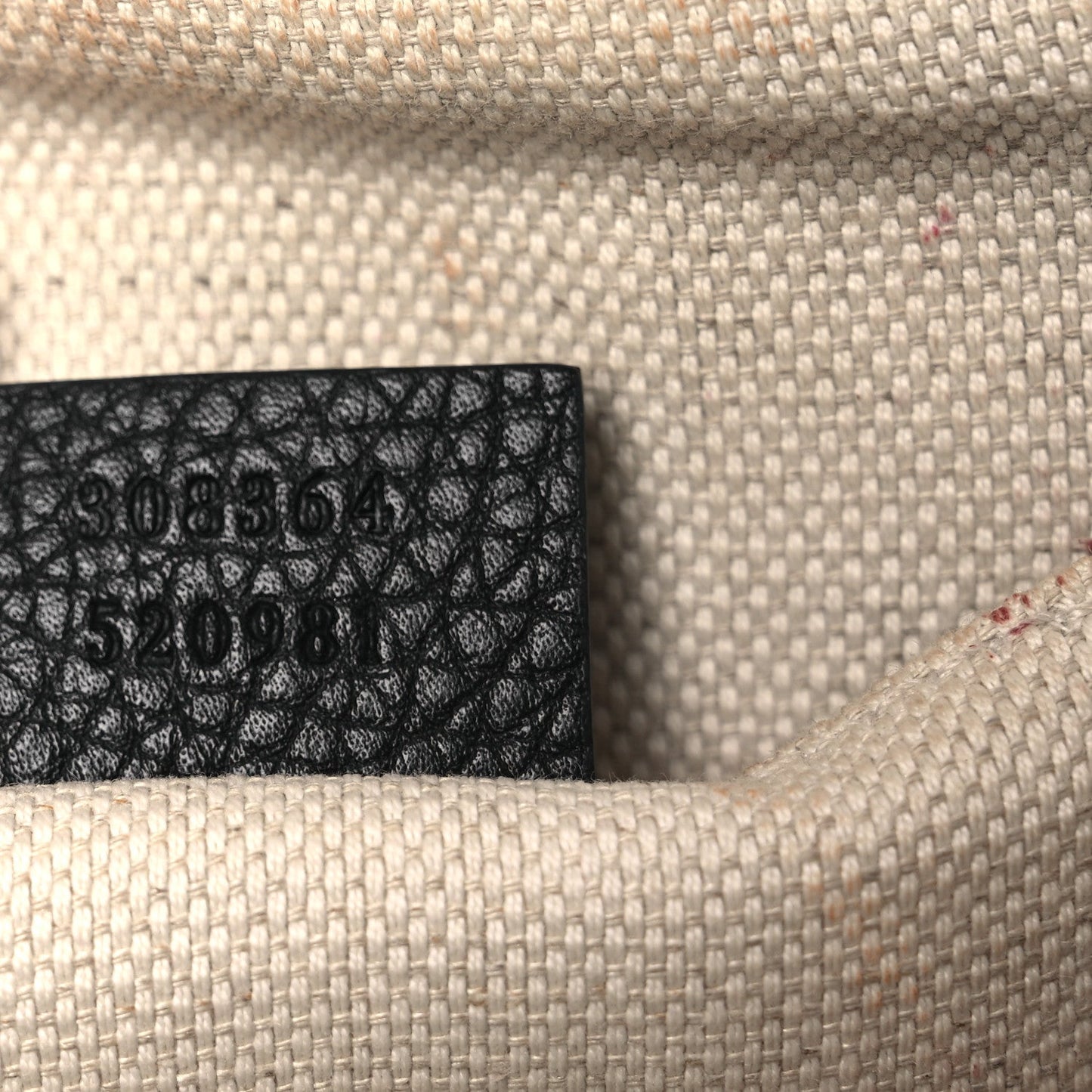 Pebbled Calfskin Small Soho Disco Bag Black