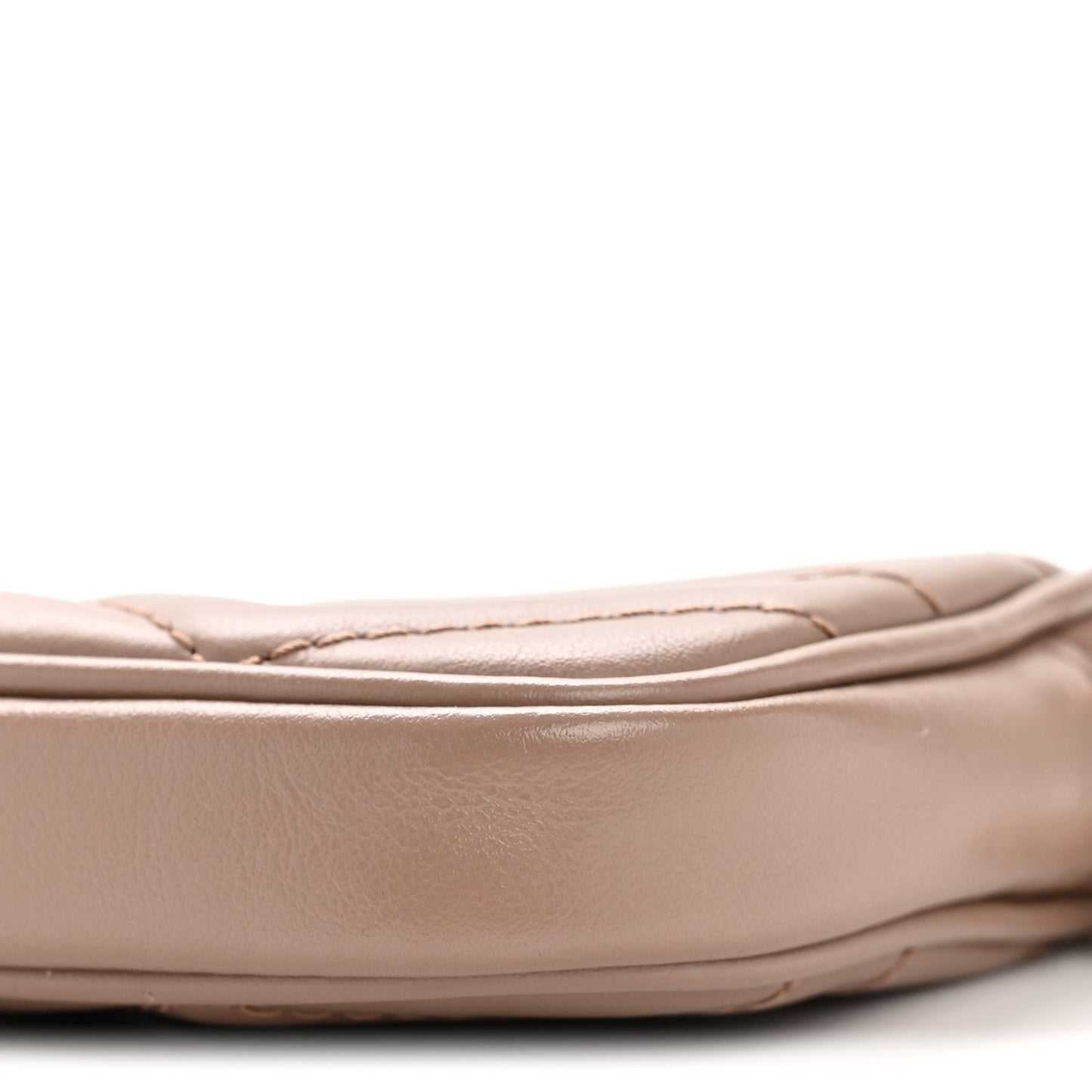 Calfskin Matelasse Mini GG Marmont Chain Crossbody Bag Porcelain Rose