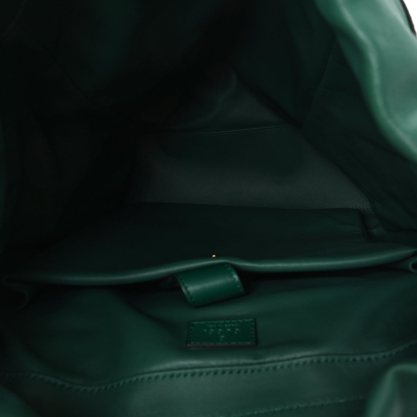 GG Supreme Monogram Snakeskin Ophidia Double Buckle Backpack Brown Green