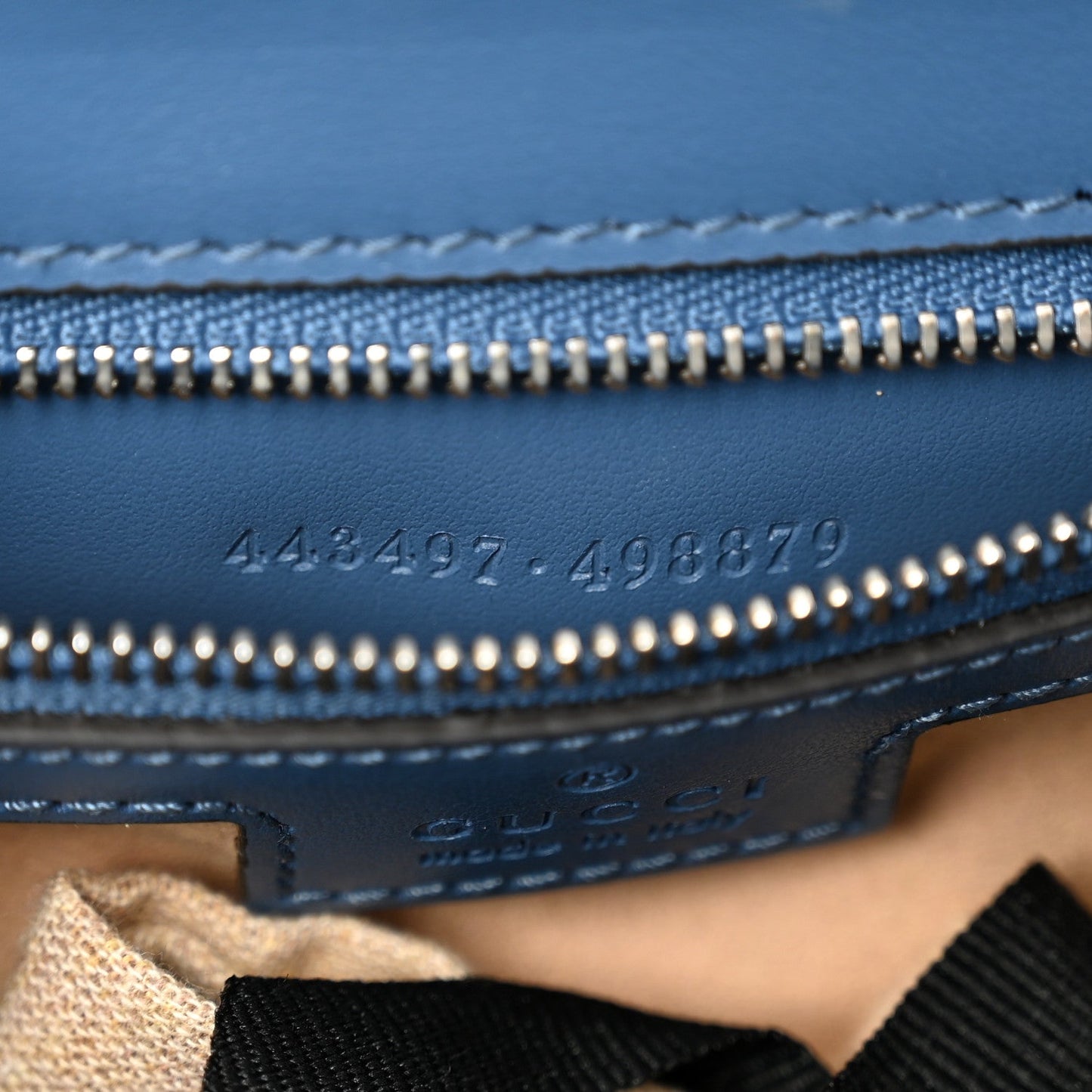 Calfskin Matelasse Aria Small GG Marmont Shoulder Bag  Clear Blue