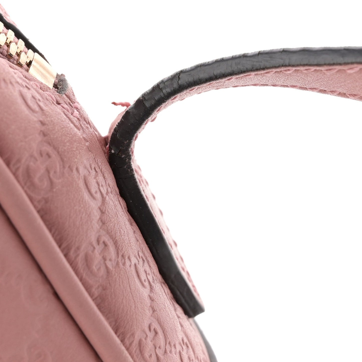 Soft Microguccissima Mini Bree Messenger Bag Soft Pink
