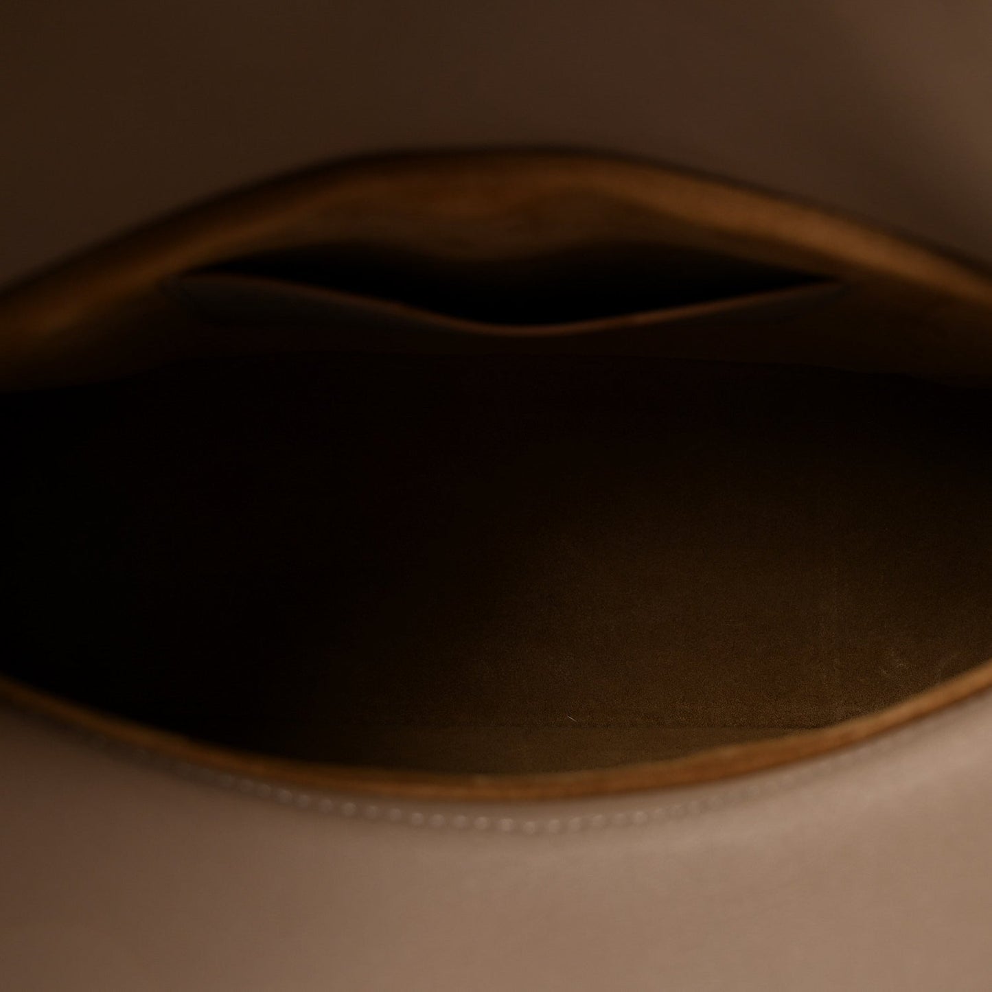 Smooth Calfskin Donut Chain Medium Ola Shoulder Bag Sand