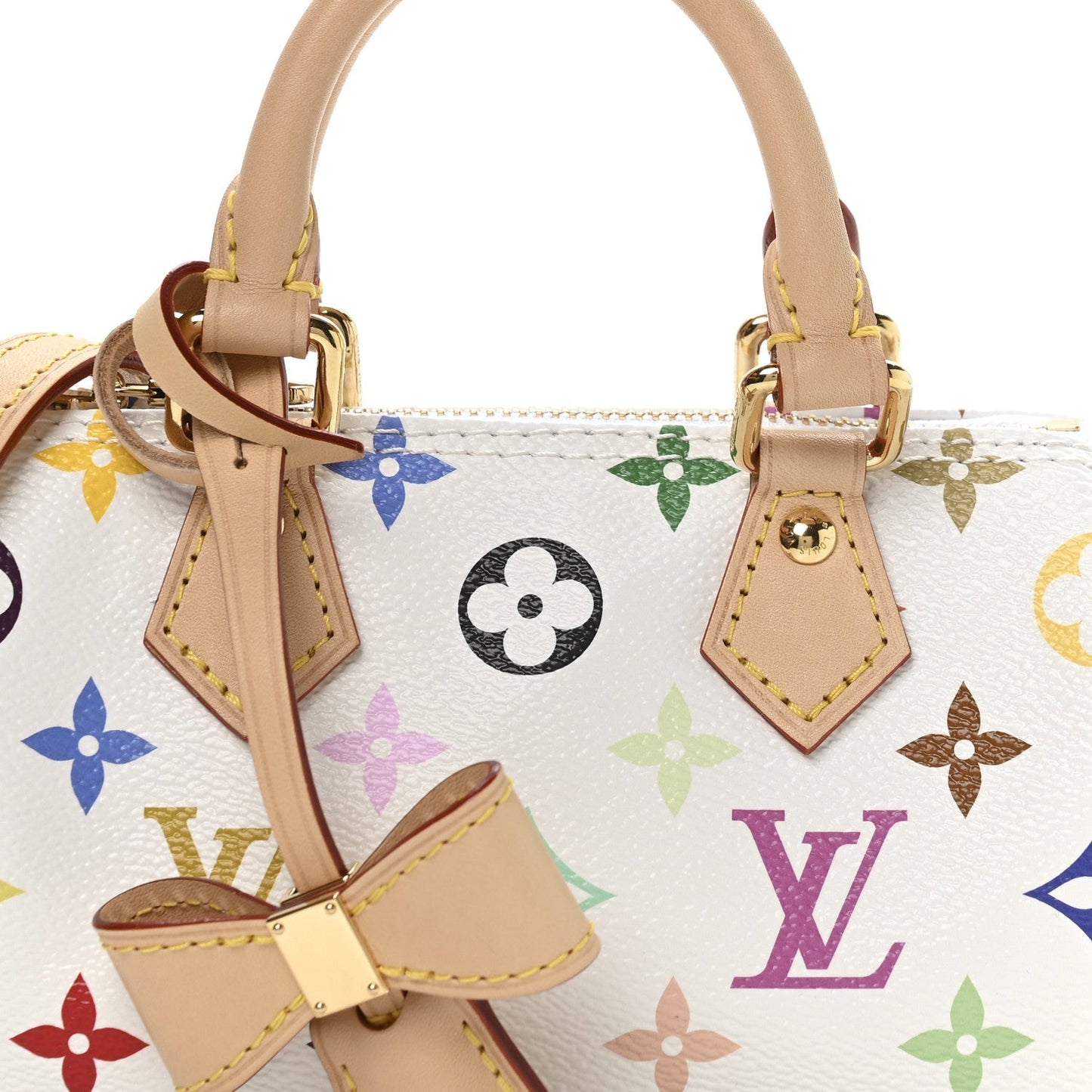 LV X TM Monogram Multicolor Nano Speedy White