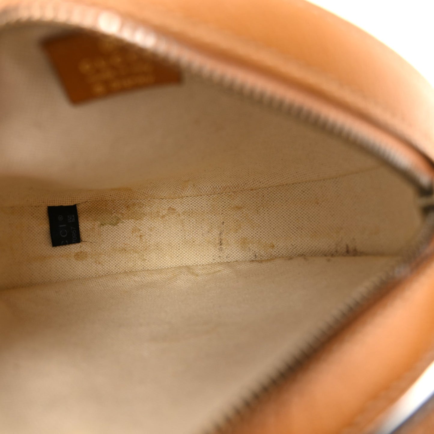 X DISNEY Mini Vintage GG Supreme Monogram Mickey Mouse Round Shoulder Bag Beige Vintage Sun Oil