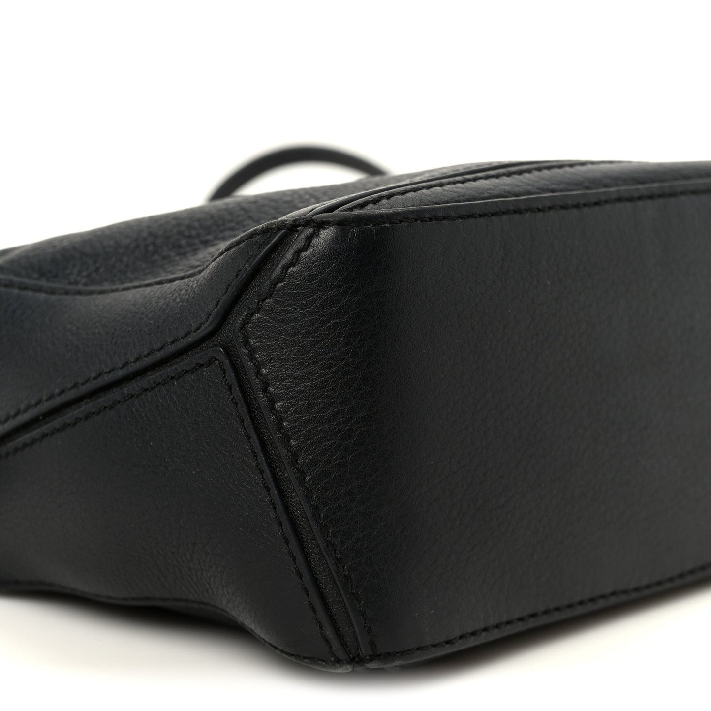 Calfskin Mini Puzzle Bag Black