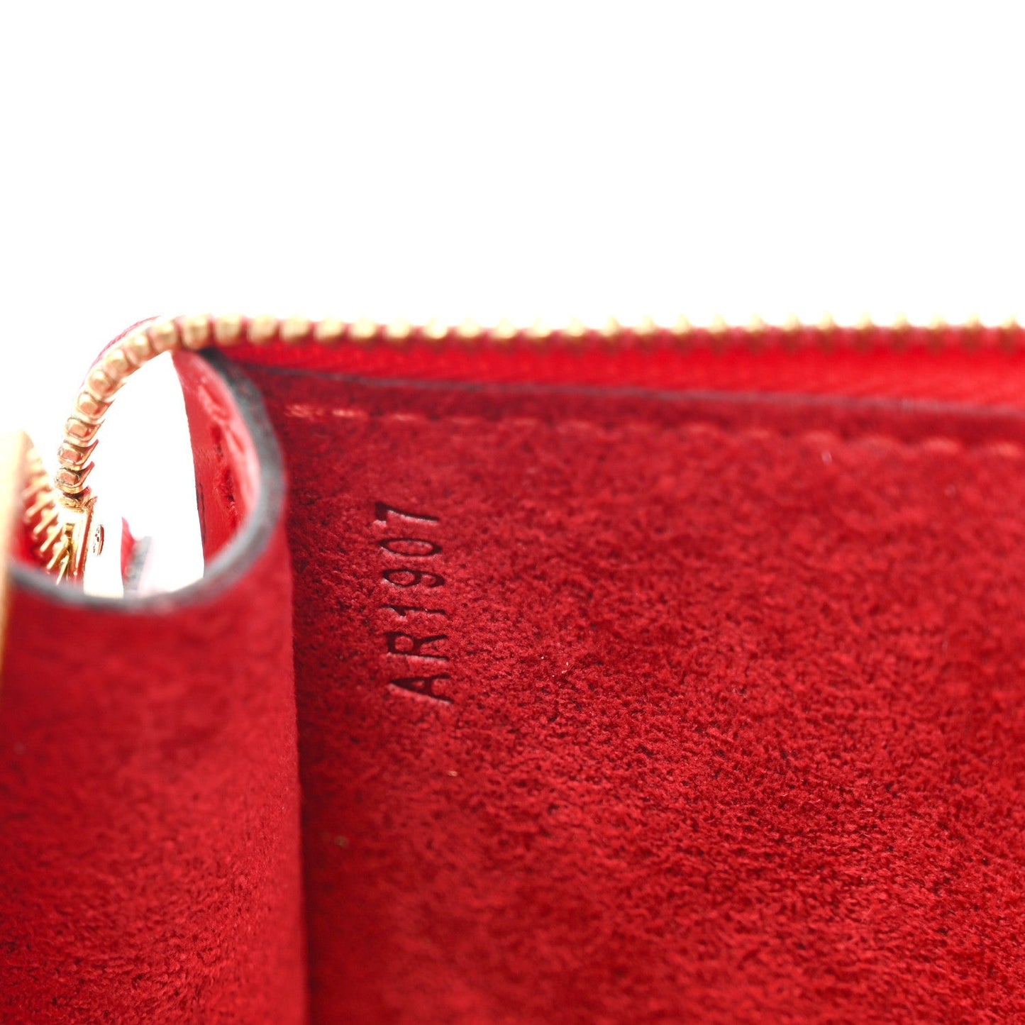 Epi Pochette Accessories 21 Castillan Red