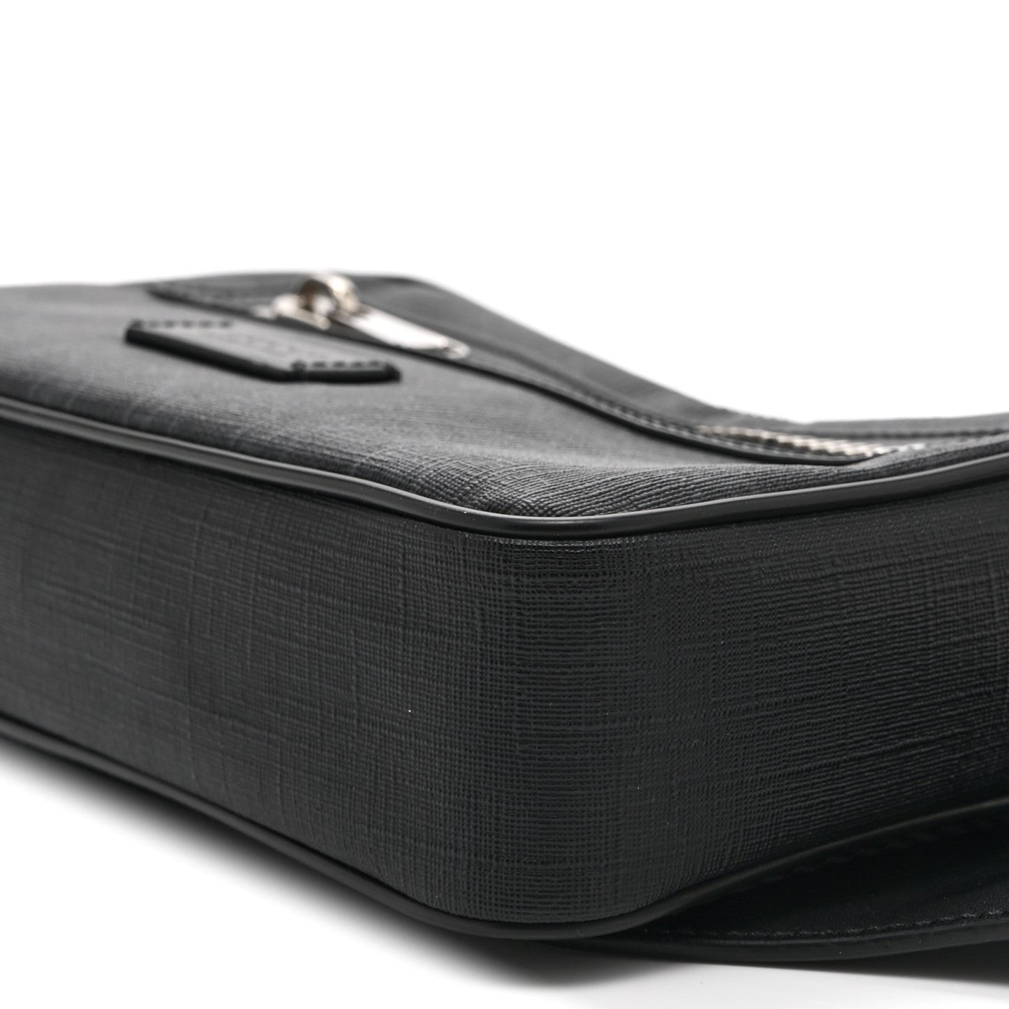 Soft GG Supreme Monogram Web Belt Bag Black Grey