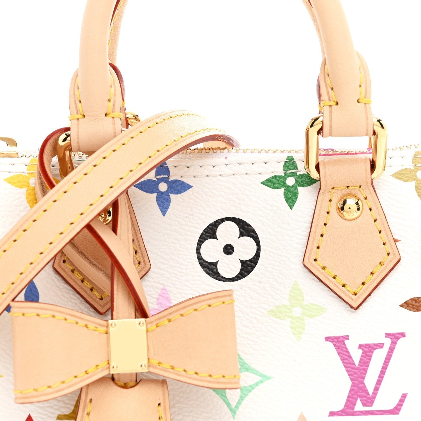 LV X TM Monogram Multicolor Nano Speedy White