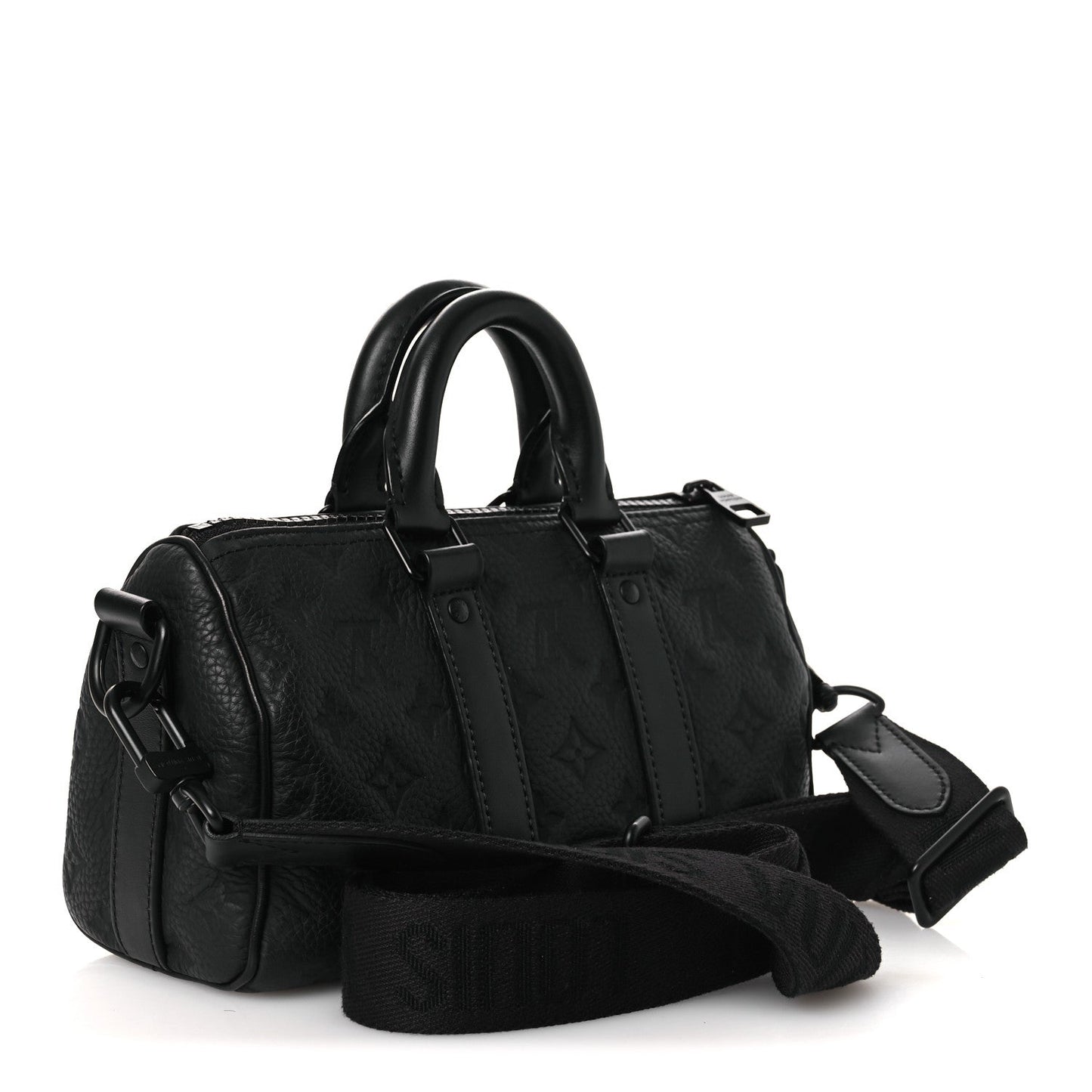 Monogram Taurillon Keepall Bandouliere 25 Black