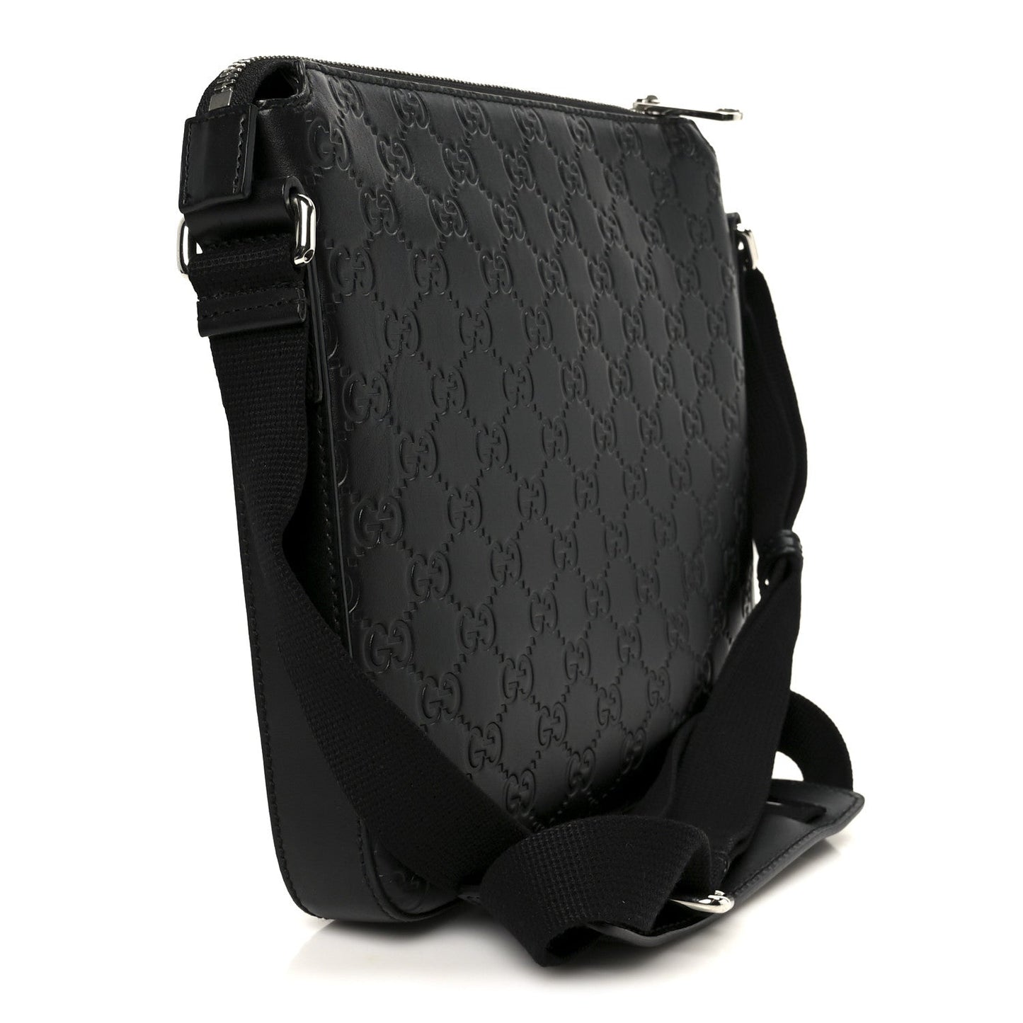 Guccissima Signature Small Messenger Bag Black