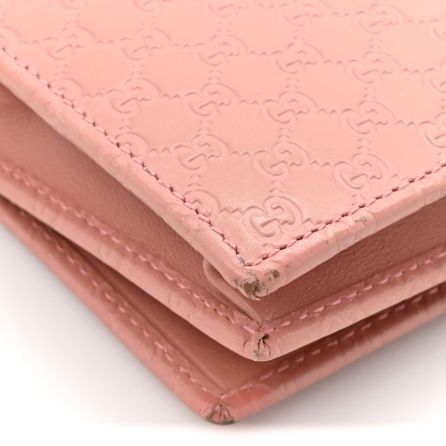 Microguccissima Crossbody Wallet Soft Pink