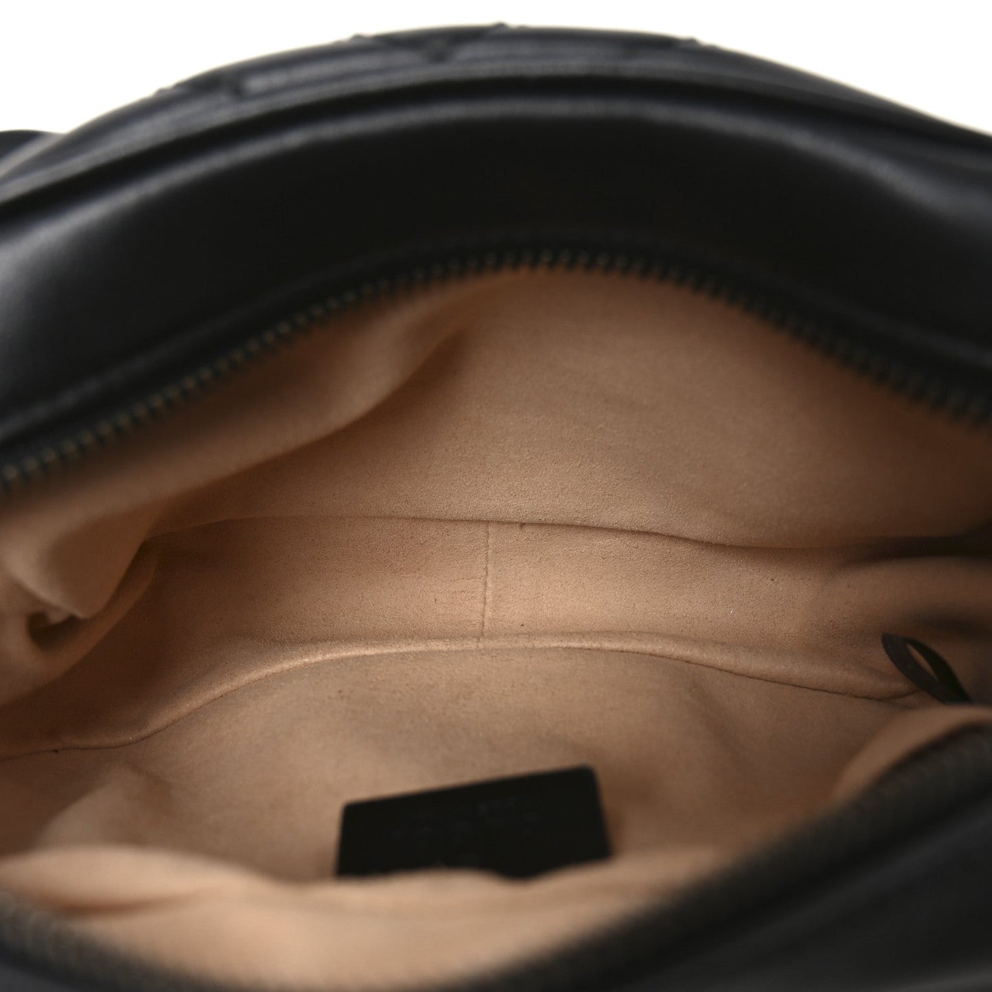 Calfskin Matelasse Mini GG Marmont Chain Shoulder Bag Black