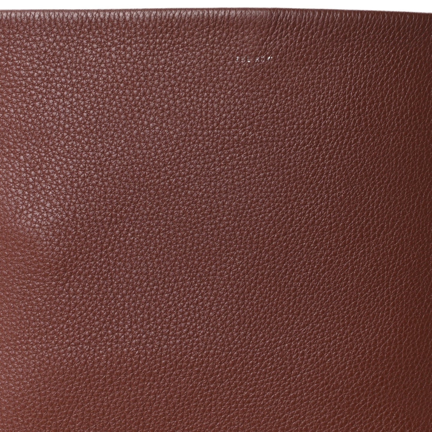 Grained Calfskin Large N/S Park Tote Burnt Wood