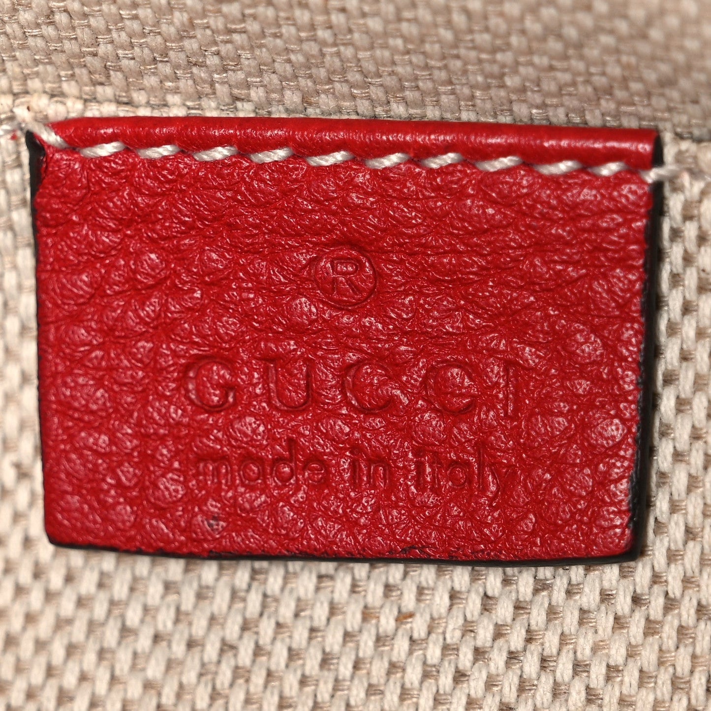 Pebbled Calfskin Small Soho Disco Bag Vibrant Red